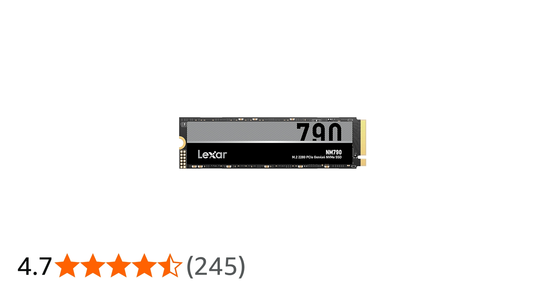 Amazon.co.jp: Lexar 2TB NM790 SSD PCIe Gen4 NVMe M.2 2280 内蔵