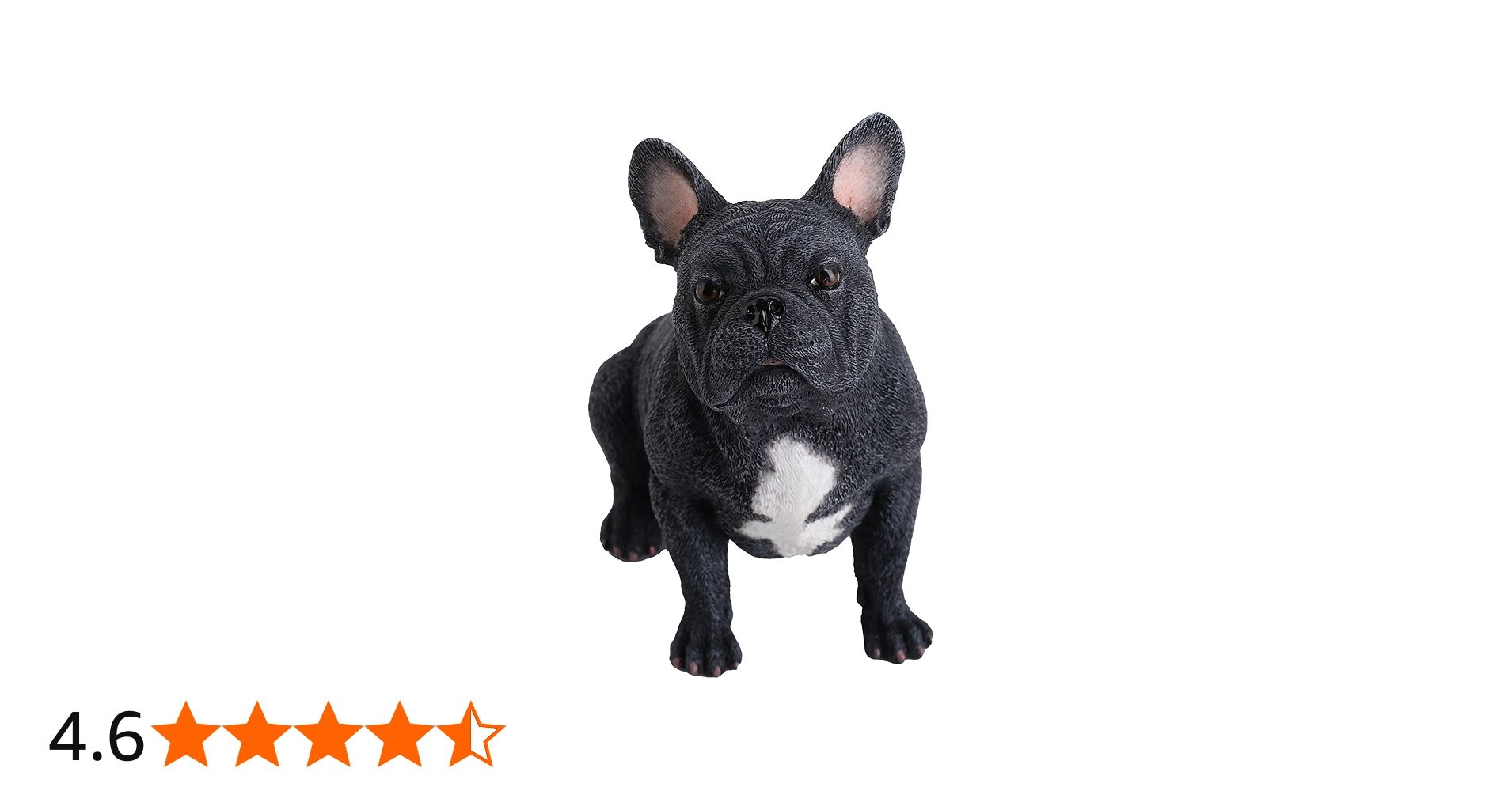 Veronese Design 4 1/4 Inch Black French Bulldog Sitting On