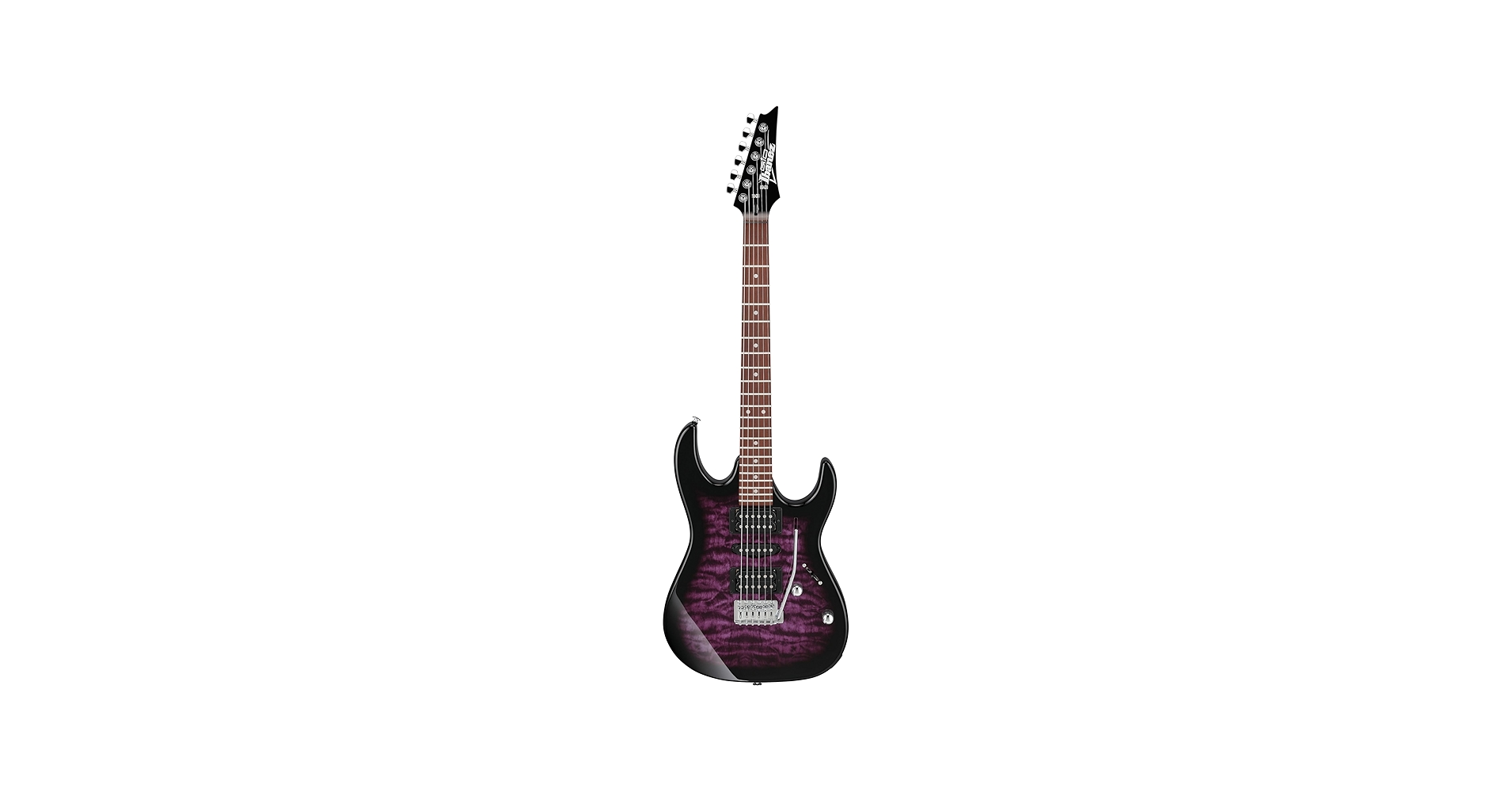Amazon.com: Ibanez Gio GRX70QA - Transparent Violet Sunburst
