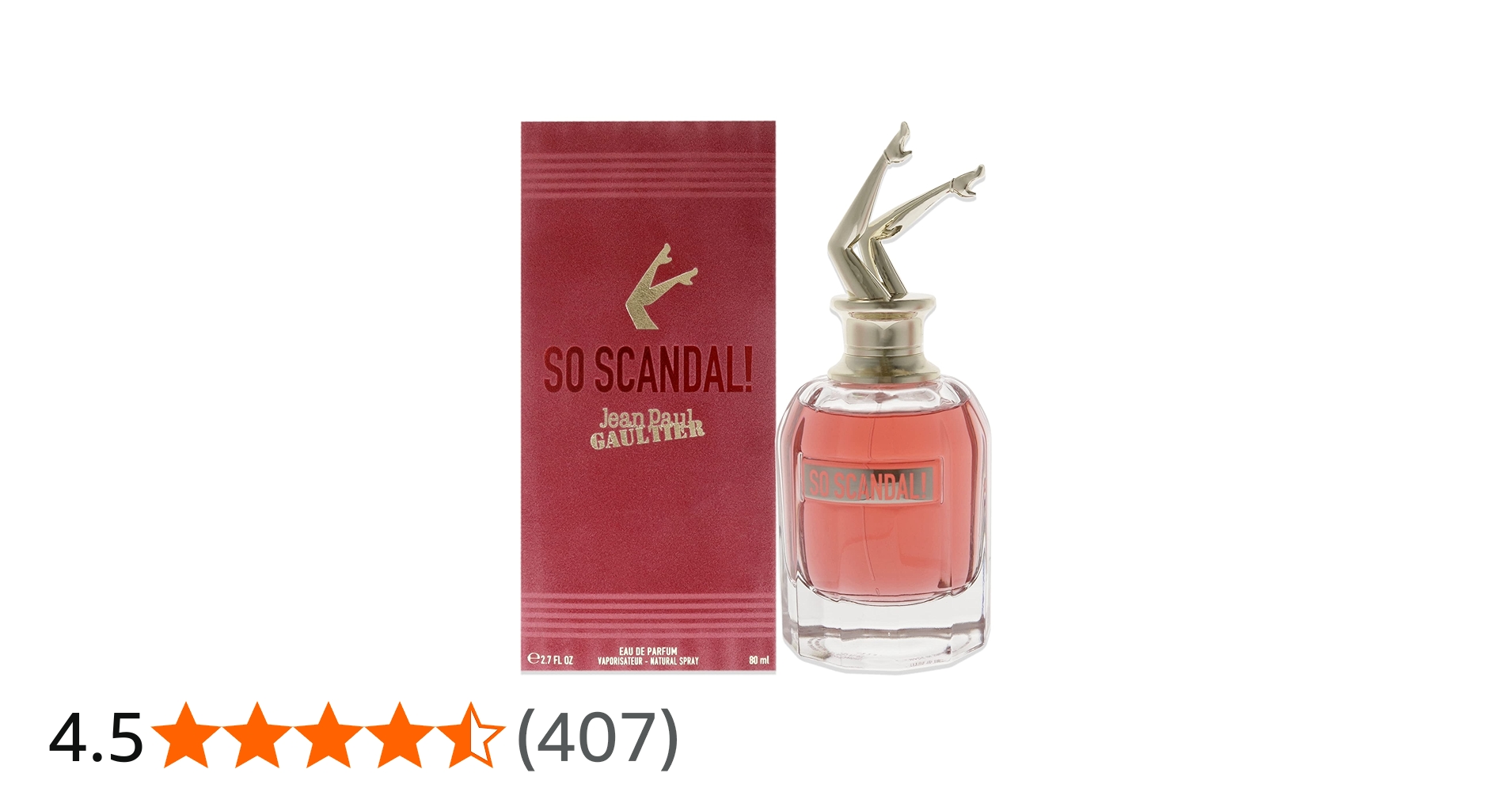 Jean Paul Gaultier So Scandal For Women Eau de Parfum EDP 80ml