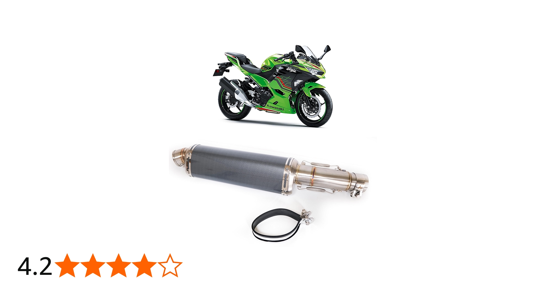 Amazon | KAWASAKI用 ニンジャ400 マフラー Z400 ninja250 マフラー