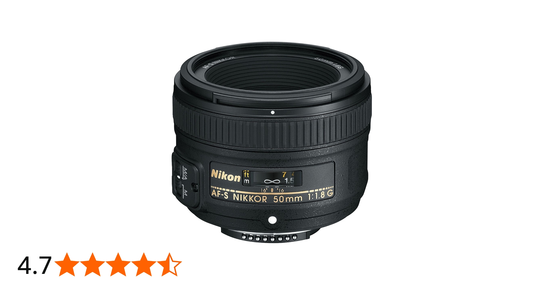 Amazon.co.jp: Nikon 単焦点レンズ AF-S NIKKOR 50mm f/1.8G フル