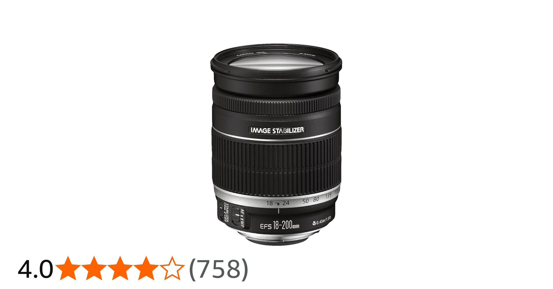Amazon.co.jp: Canon 望遠ズームレンズ EF-S18-200mm F3.5-5.6 IS APS