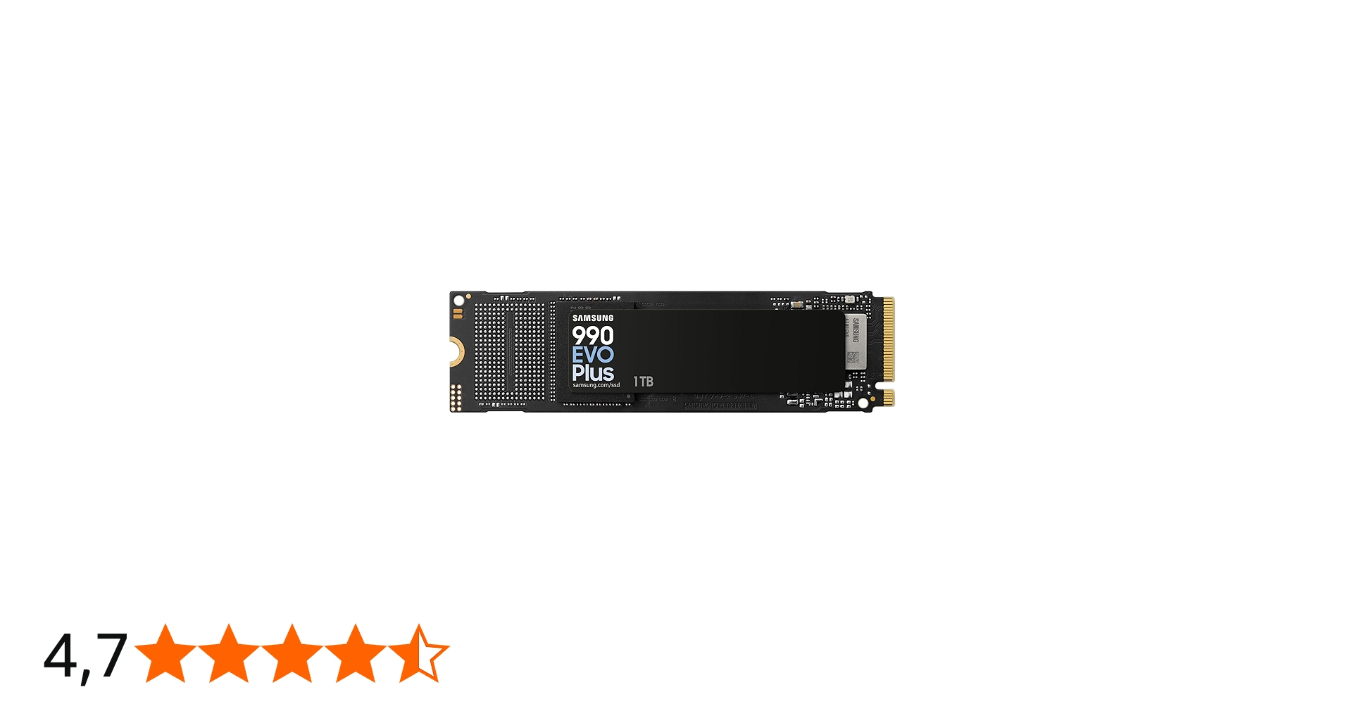 Samsung Dahili SSD 990 Evo Plus NVMe M.2 PCIe 4.0 x 4/5.0x2, 1 TB