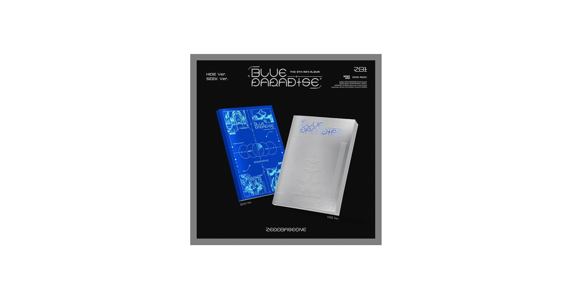 Amazon.com: ZEROBASEONE BLUE PARADISE 5th Mini Album with Tracking