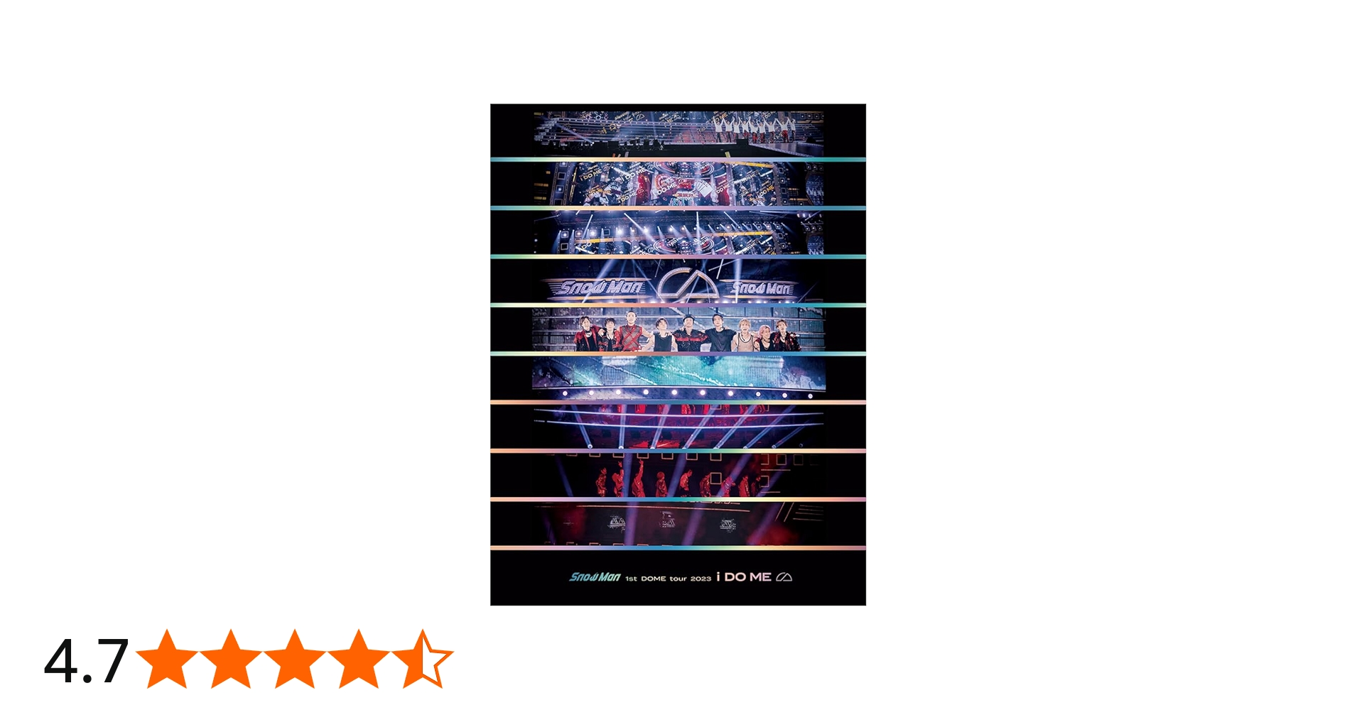 Amazon.co.jp: Snow Man 1st DOME tour 2023 i DO ME(DVD4枚組)(初回盤