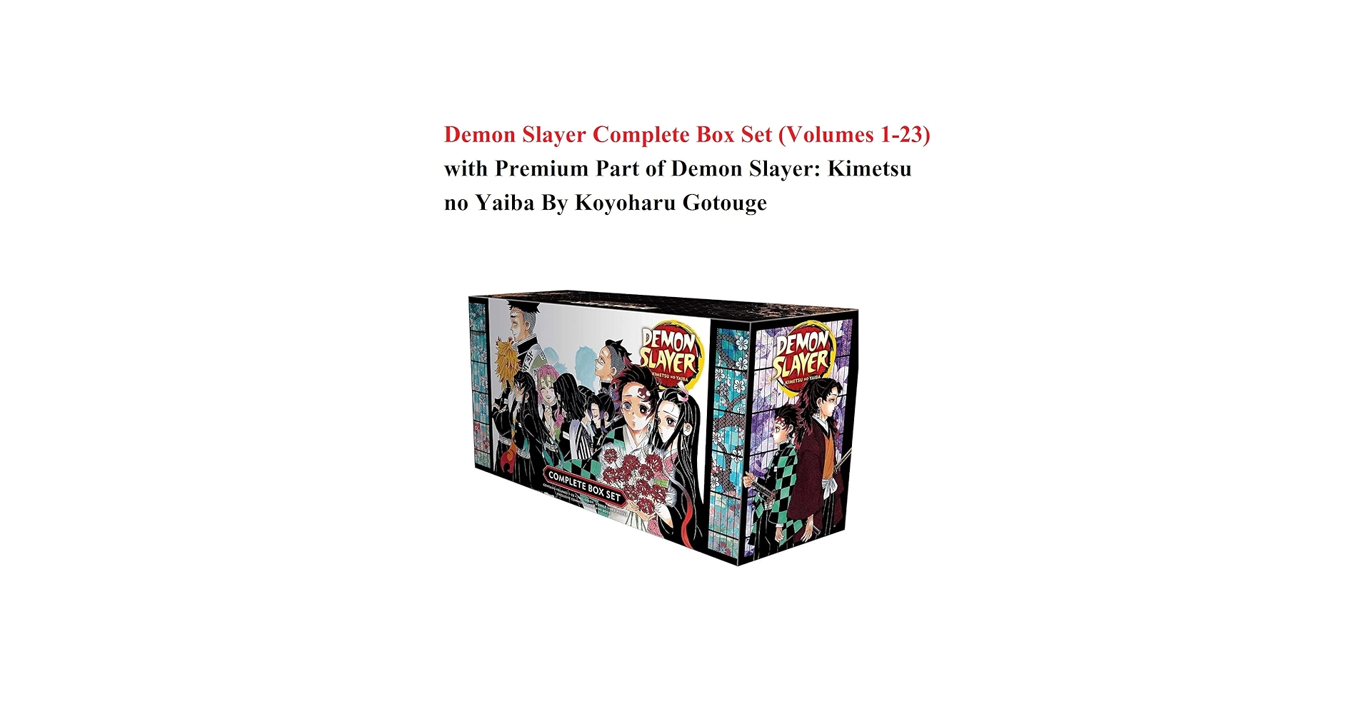 Demon Slayer 全9巻セット Kimetsu no Yaiba: Demon Slayer Complete