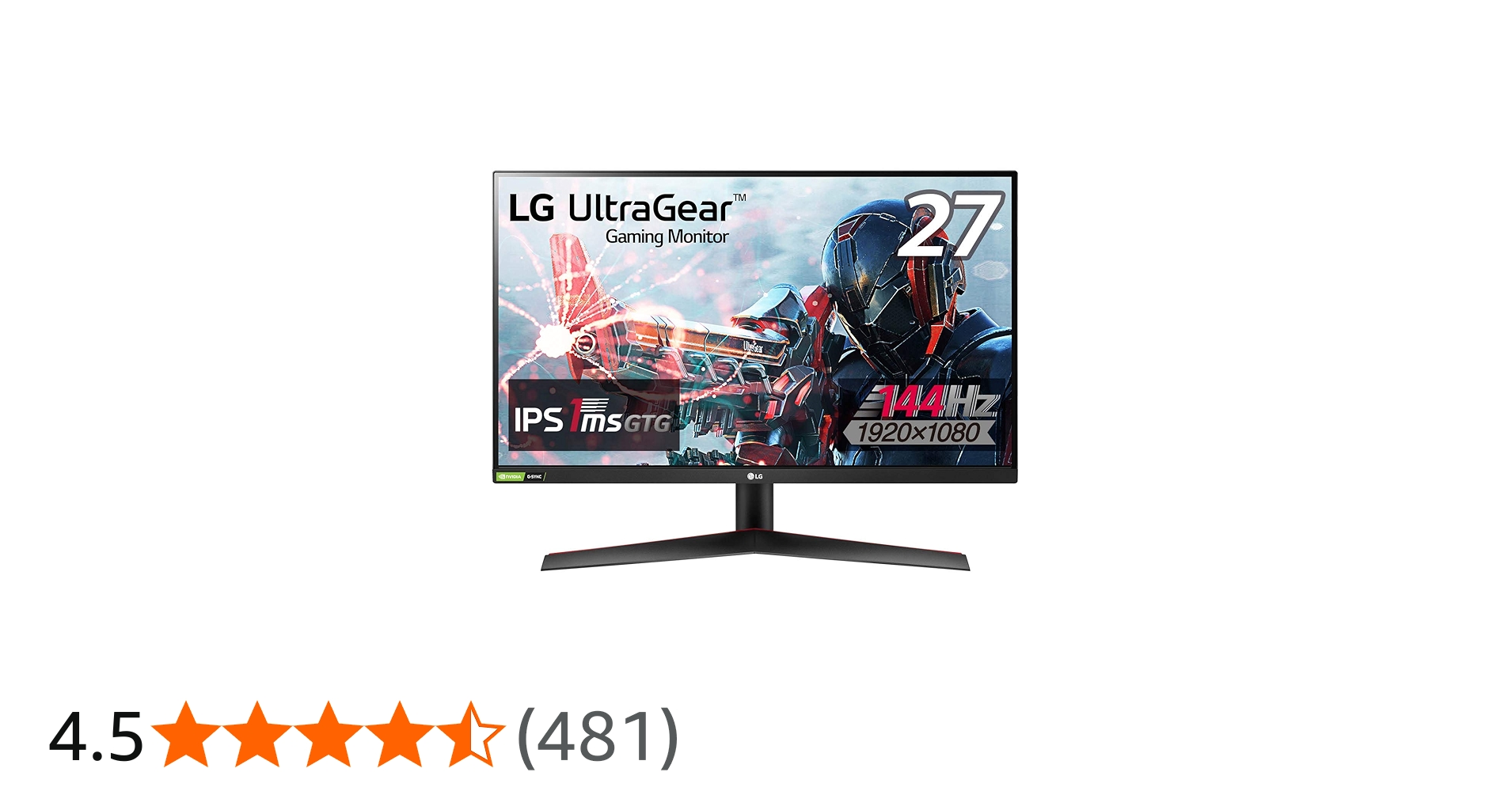 LG 24GN600 ゲーミングモニター ディスプレイ (動作確認済) Amazon.co