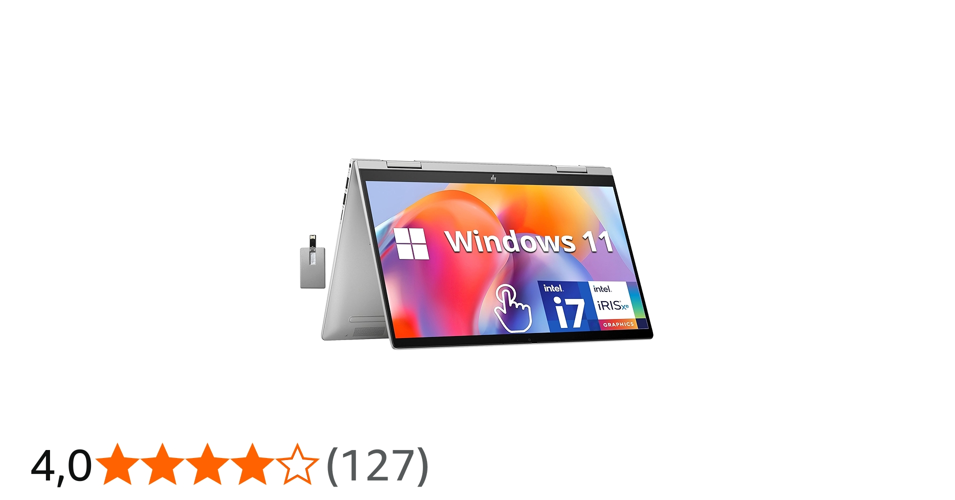 HP Envy x360 2 em 1 35.6 cm FHD Touchscreen, Intel Core i7-1355U