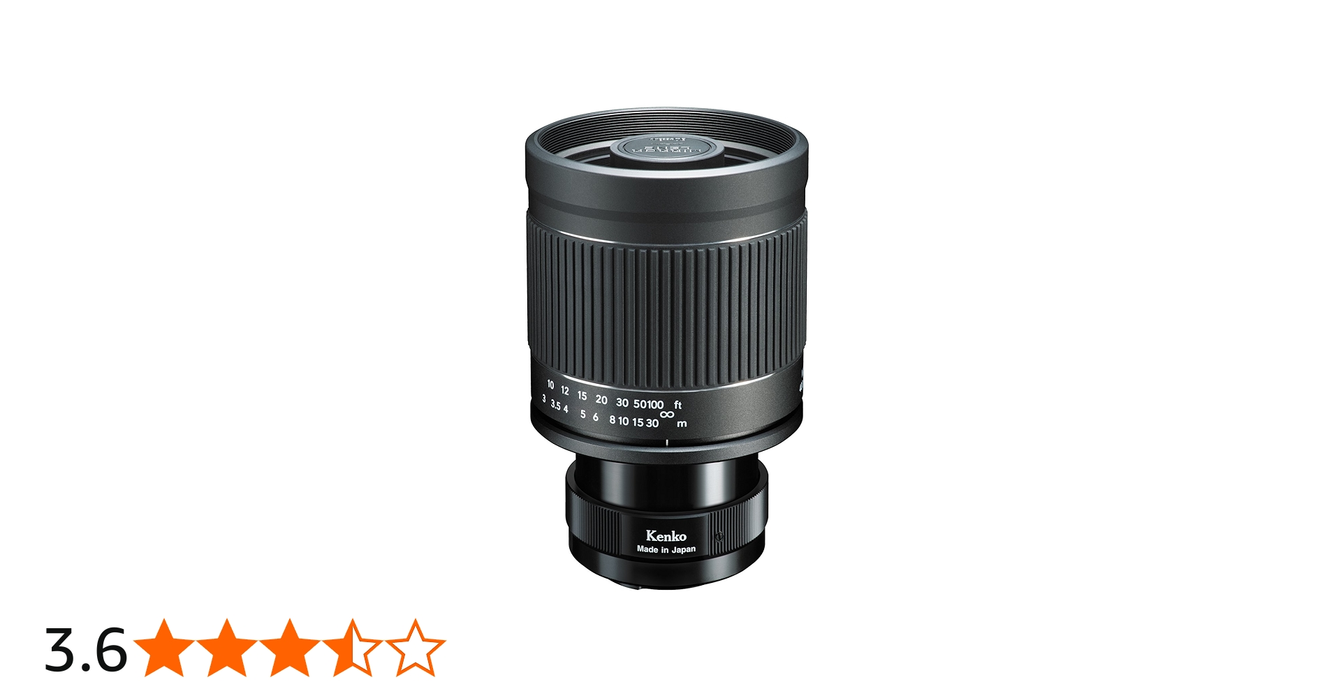 Amazon.co.jp: Kenko 望遠レンズ ミラーレンズ 400mm F8 NII フジ