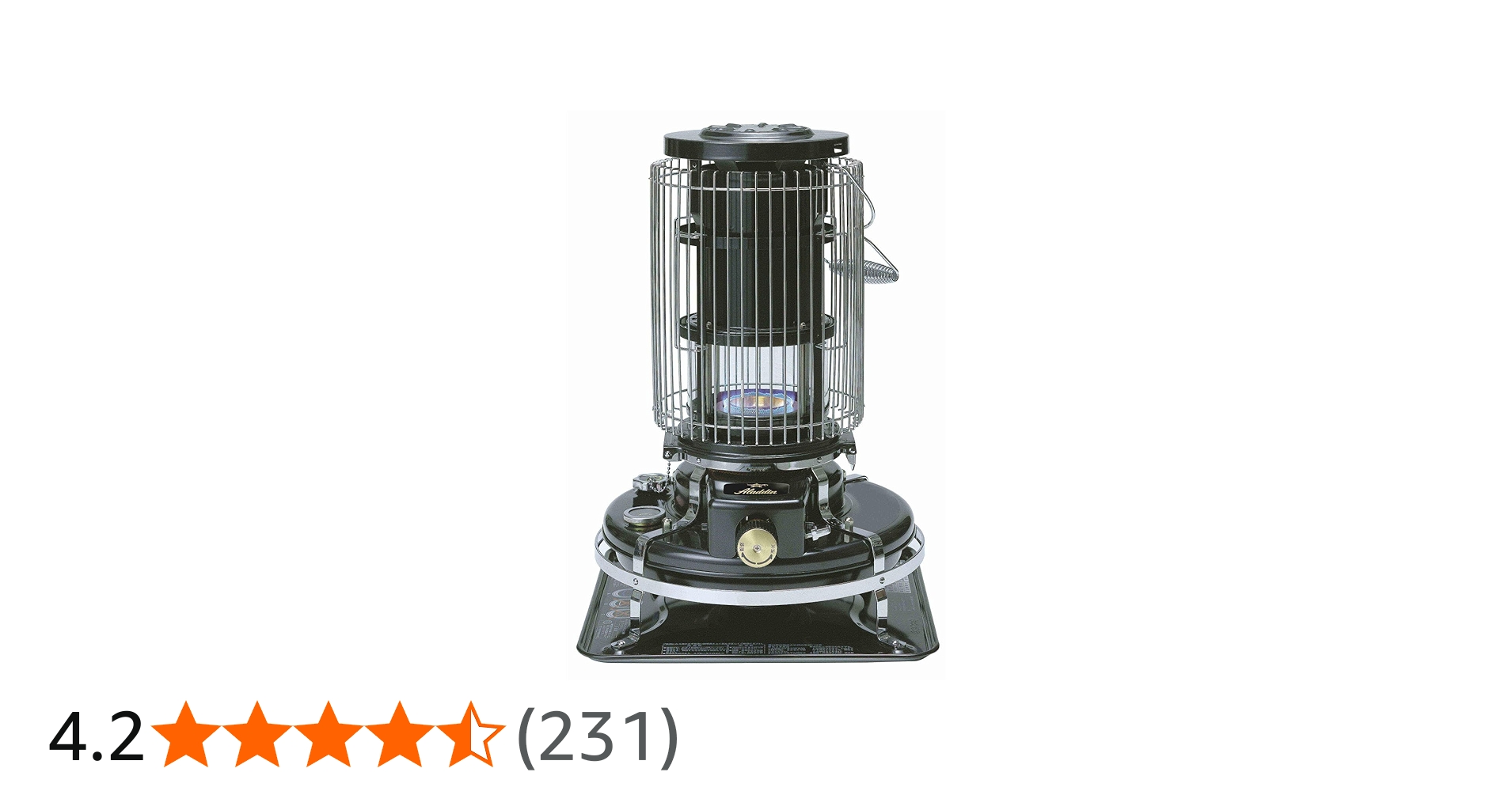 Amazon | アラジン (Aladdin) 石油ストーブ ブルーフレーム ブラック