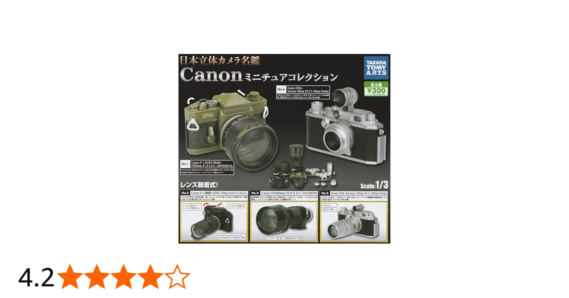 Amazon.co.jp: タカラトミー(TAKARA TOMY) 日本立体カメラ名鑑 CANON