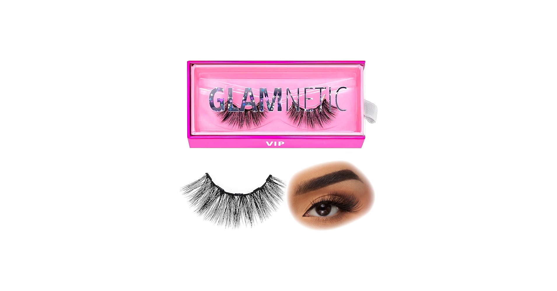 Amazon.com: Glamnetic Magnetic Eyelashes - VIP | Long Magnetic