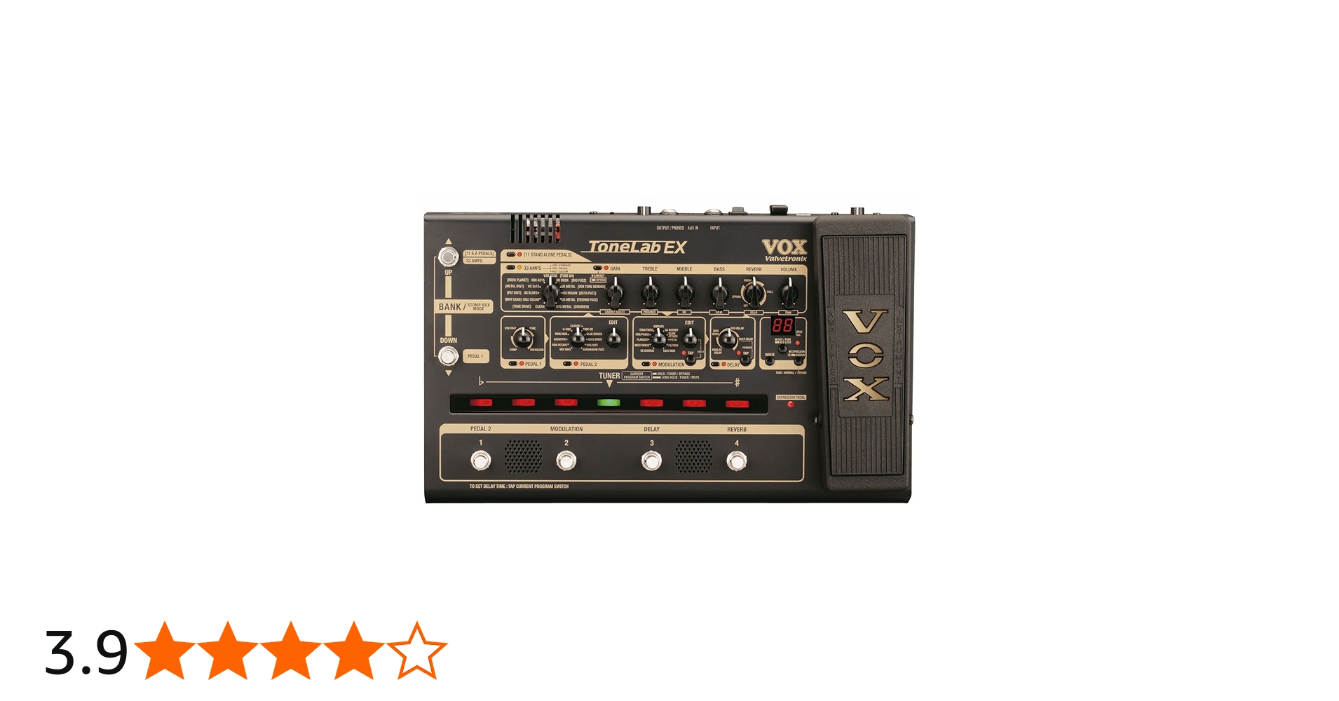 Amazon | VOX ヴォックス 真空管搭載 マルチ・エフェクター Tone Lab