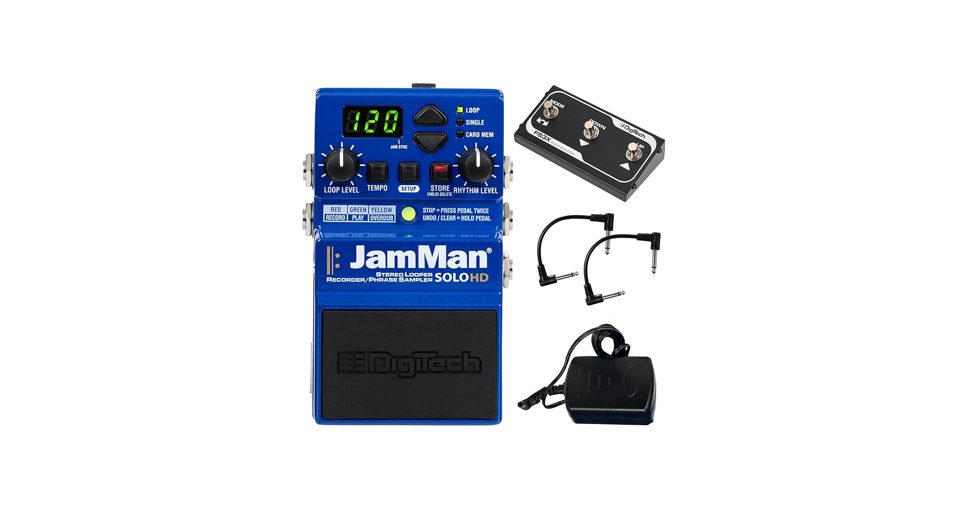Amazon.com: Digitech JamMan Solo HD Stereo Looper Pedal - Bundle