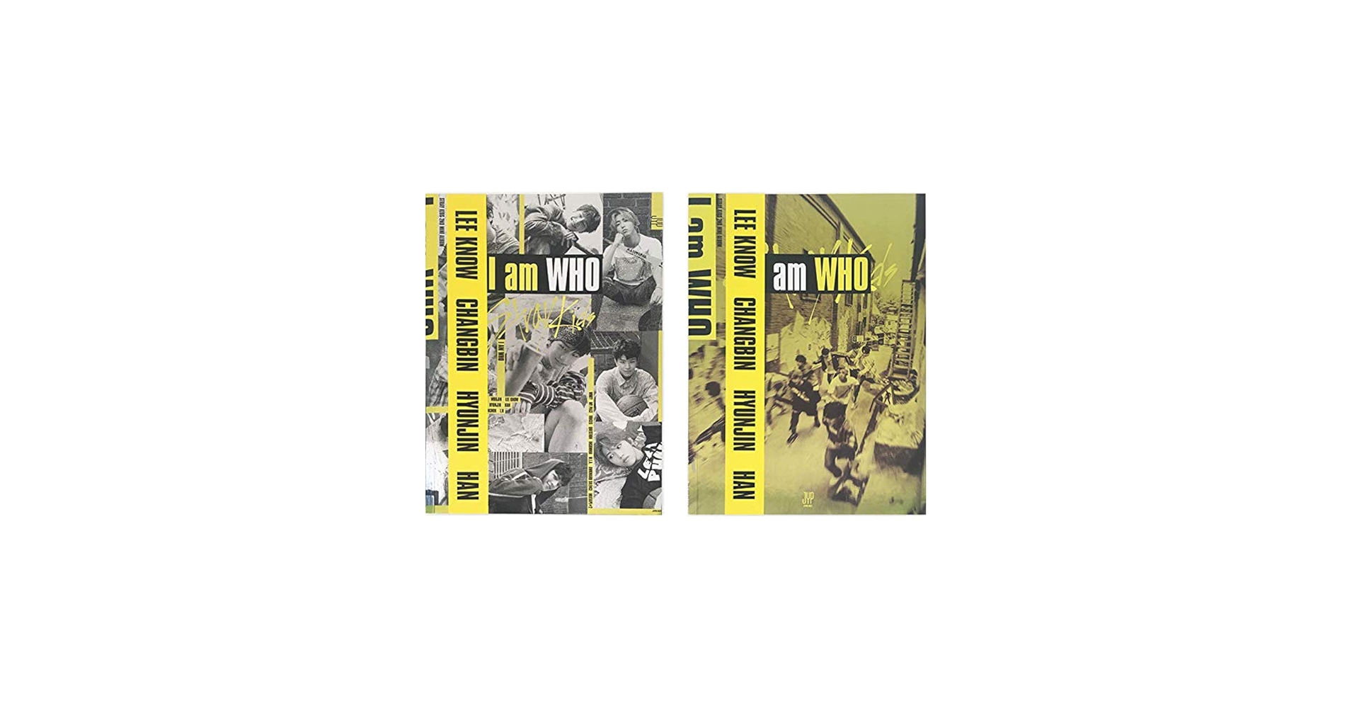 STRAY KIDS I am Who (I am+Who Version Set) 2nd Mini Album 2 CDs+2