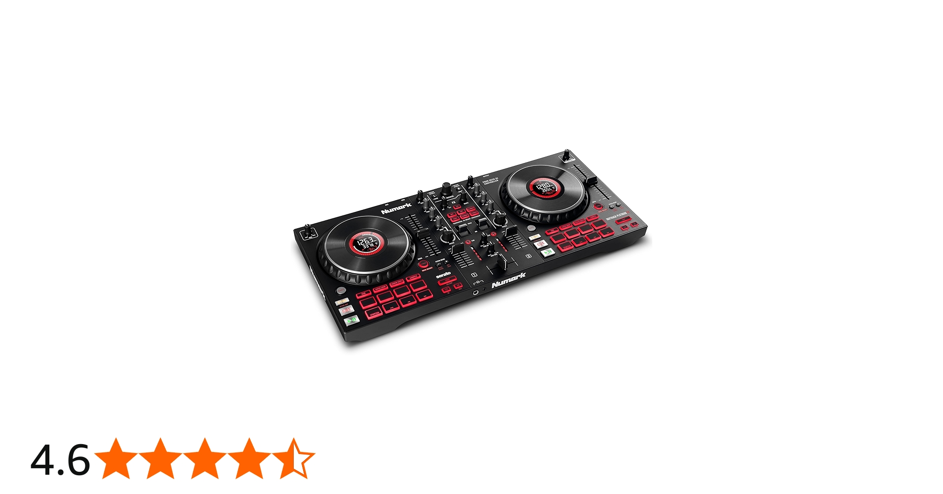 Amazon.co.jp: Numark DJコントローラー 4デッキ タッチセンサー搭載