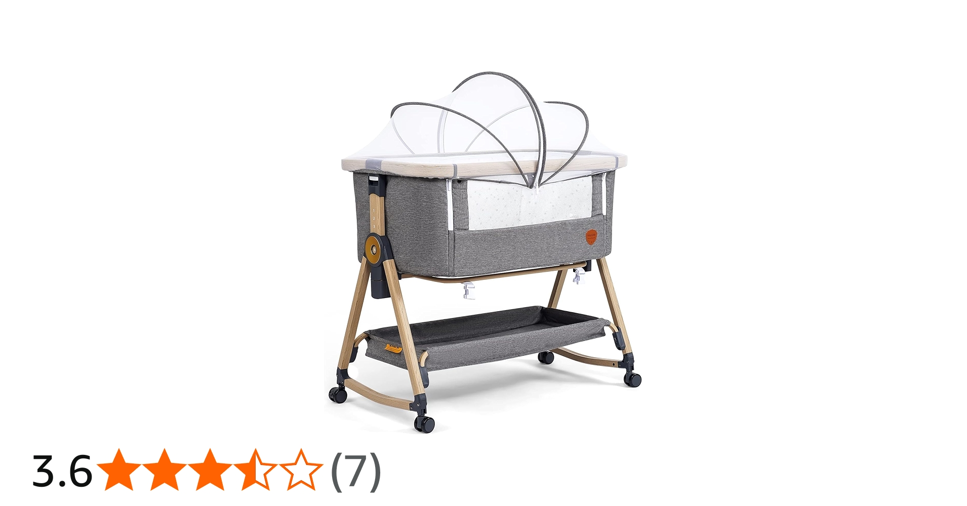 Amazon.co.jp: Maydolly 3-in-1ベビーベッド バシネット 添い寝ベッド