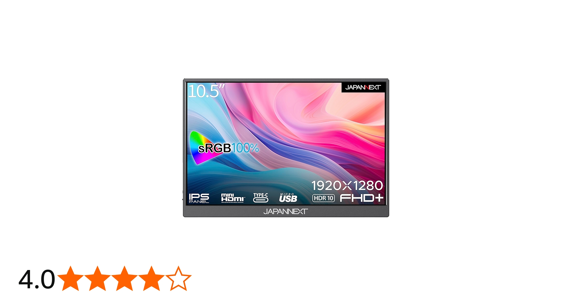Amazon.co.jp: JAPANNEXT 10.5インチ モバイルモニター IPS パネル