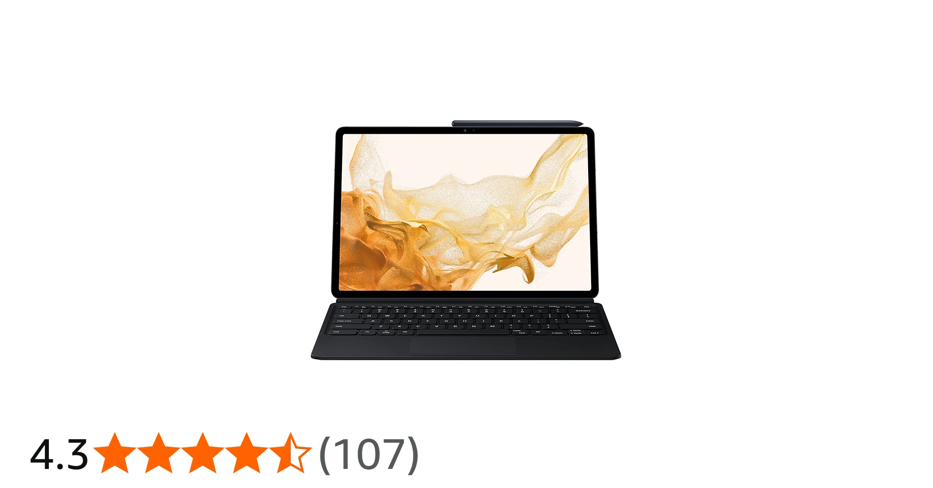 Amazon.co.jp: Galaxy Tab S8+ Book Cover Keyboard｜ブラック