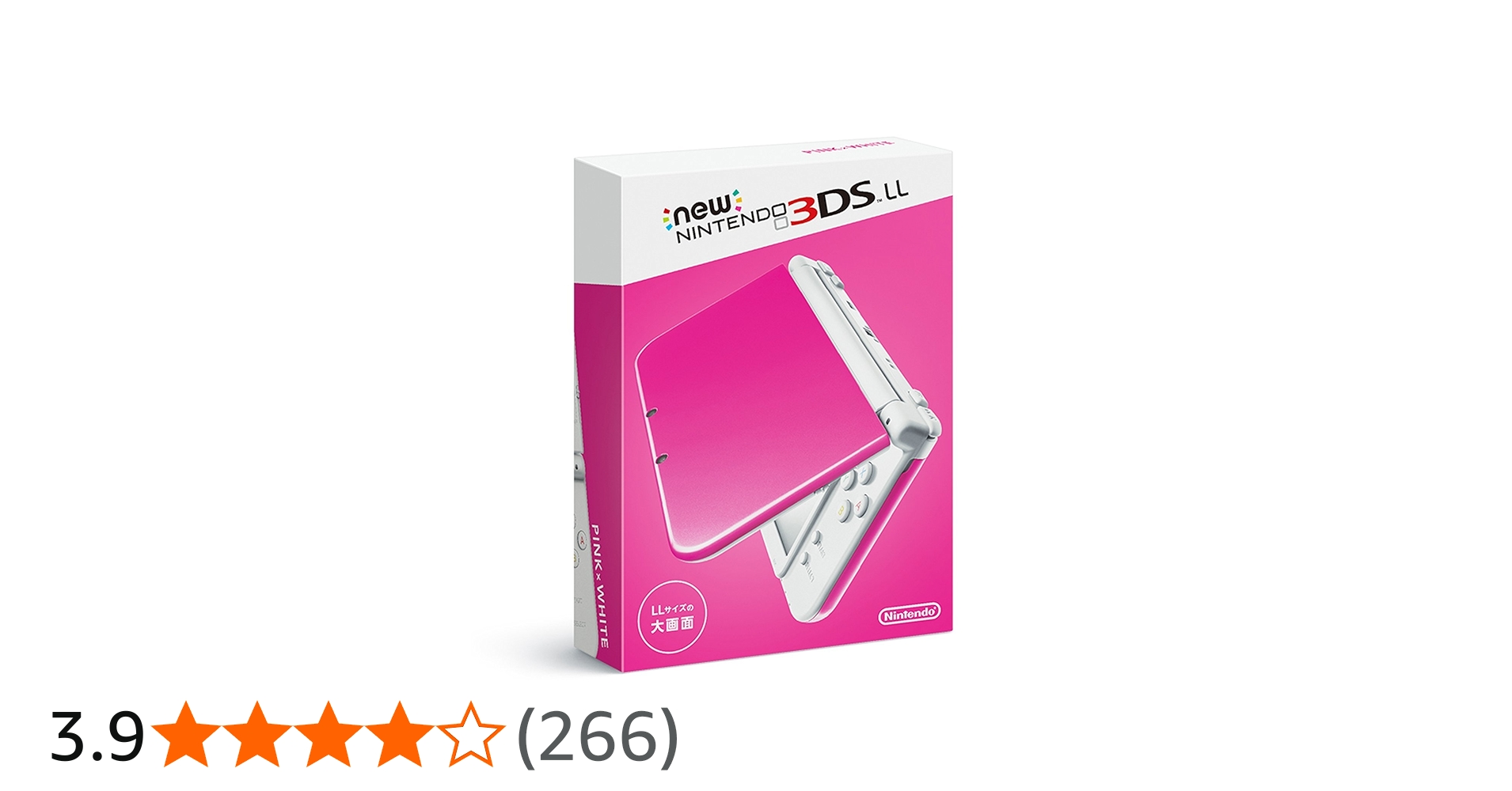 Amazon | Newニンテンドー3DS LL ピンク×ホワイト【メーカー生産終了