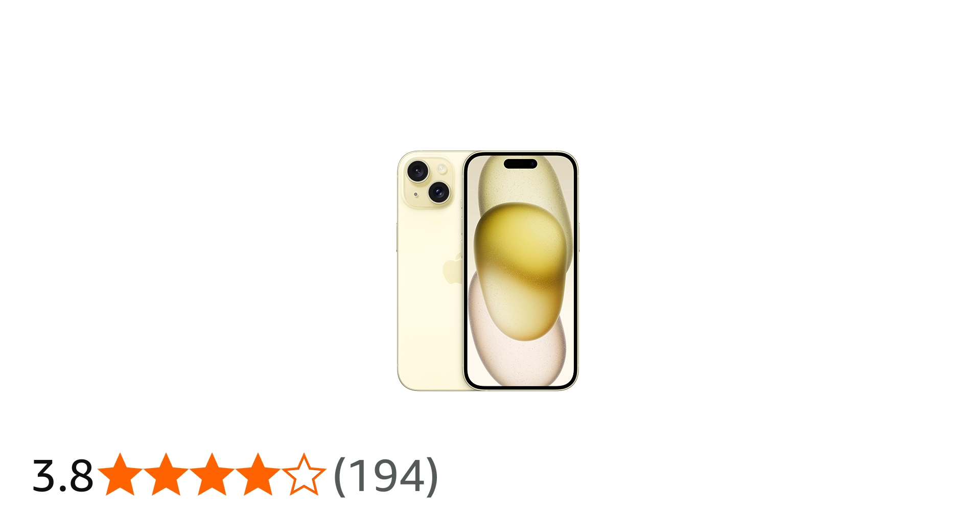 Amazon | 【整備済み品】 Apple iPhone 15 128GB イエロー SIMフリー