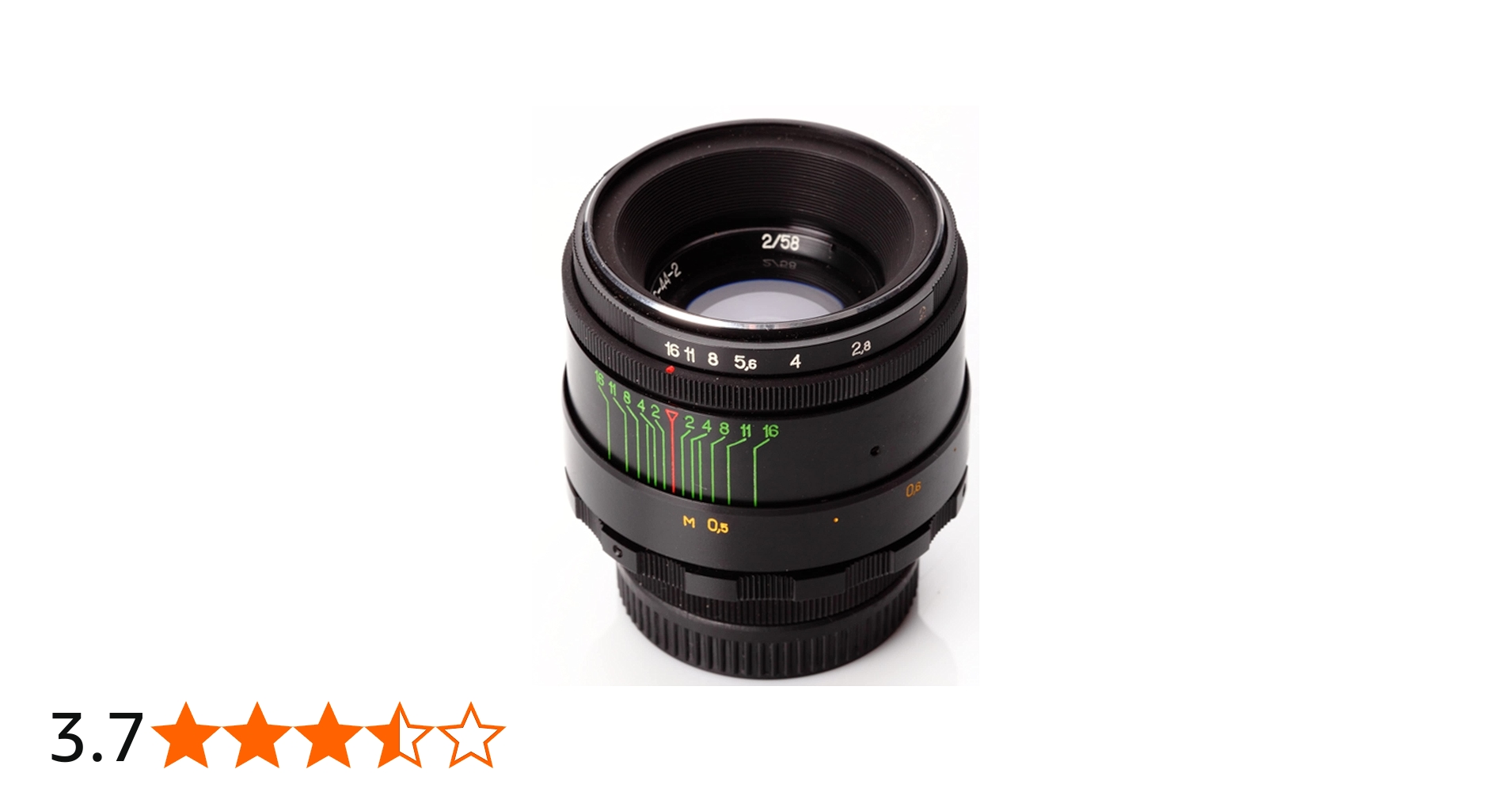 Amazon.co.jp: ヘリオス44-2 58mm F2ロシアレンズ、M 42マウントカメラ