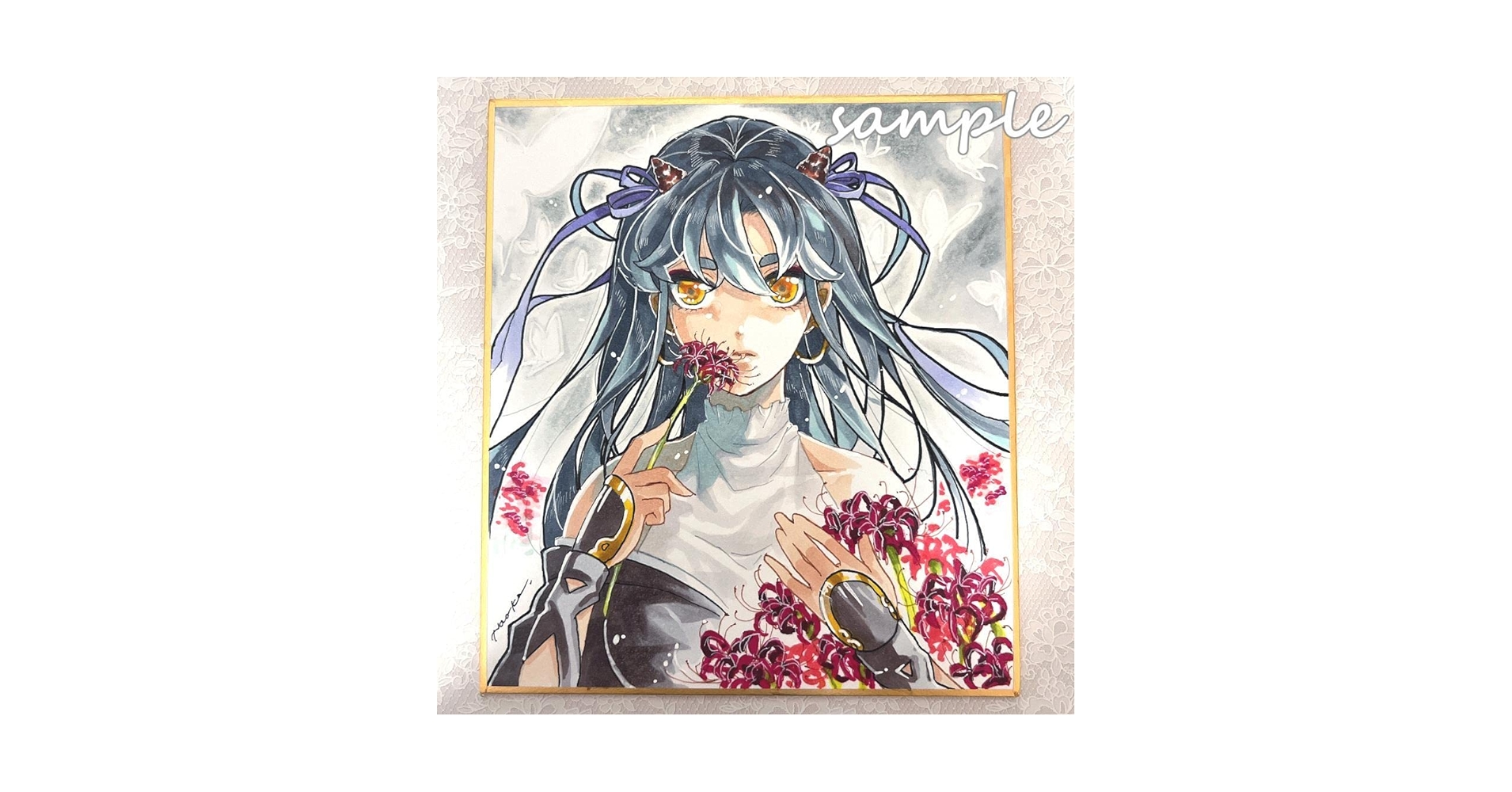 し*こ様 オリジナル手描きイラスト アナログ 手描きイラスト アナログ