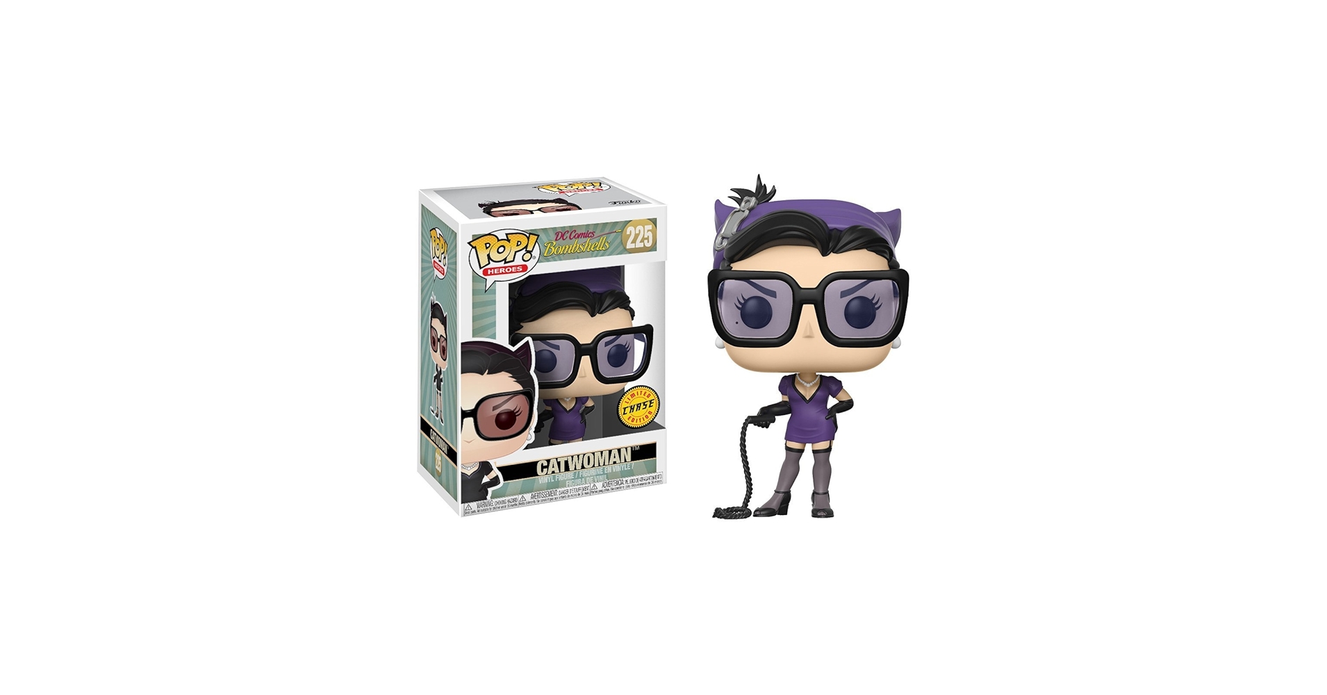 Amazon.com: Funko Catwoman (Chase Edition): DC Bombshells x POP