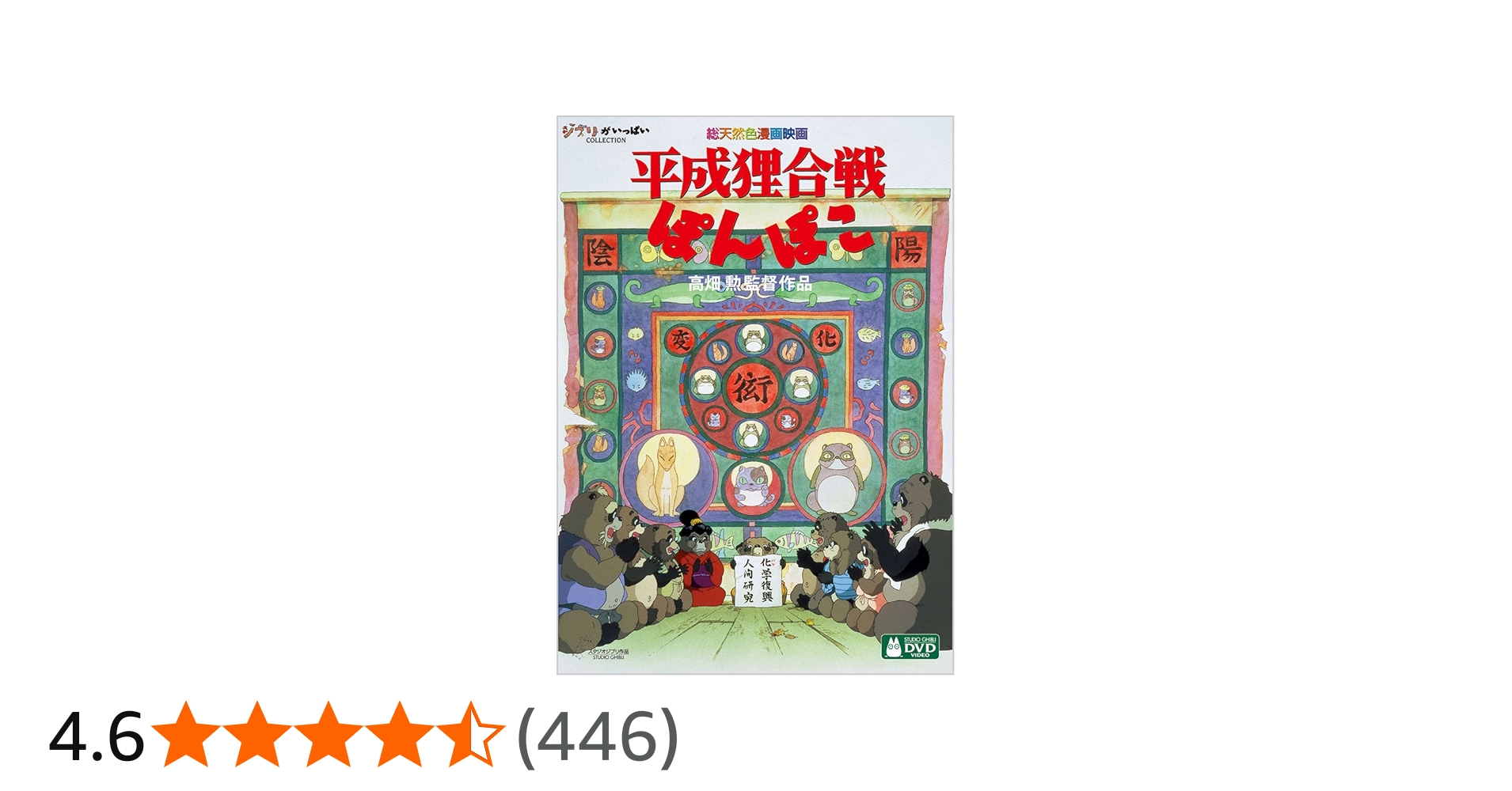 Amazon.co.jp: 平成狸合戦ぽんぽこ [DVD] : 高畑勲: DVD