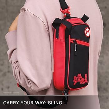 Amazon.com: PowerA Crossbody Bag for Nintendo Switch - Mario and