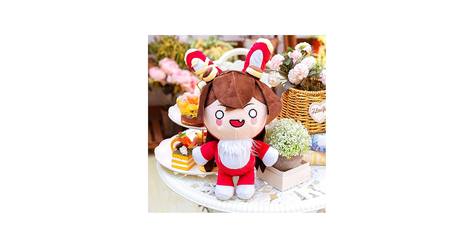 Amazon.co.jp: 原神ウサギ伯爵バニーぬいぐるみ、アンバーコスプレ、原