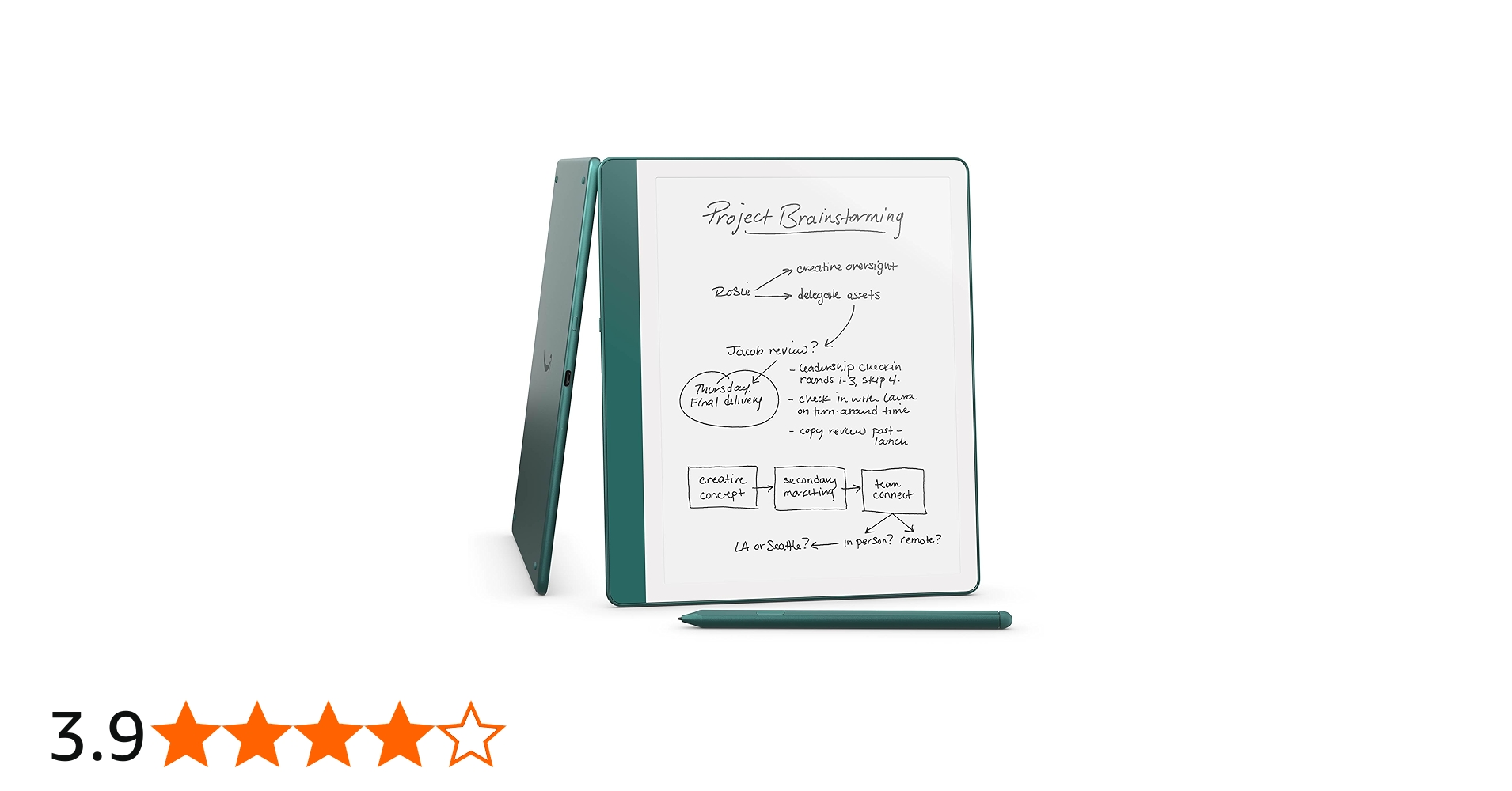 Amazon Kindle Scribe 64GB (newest model) - Redesigned display with