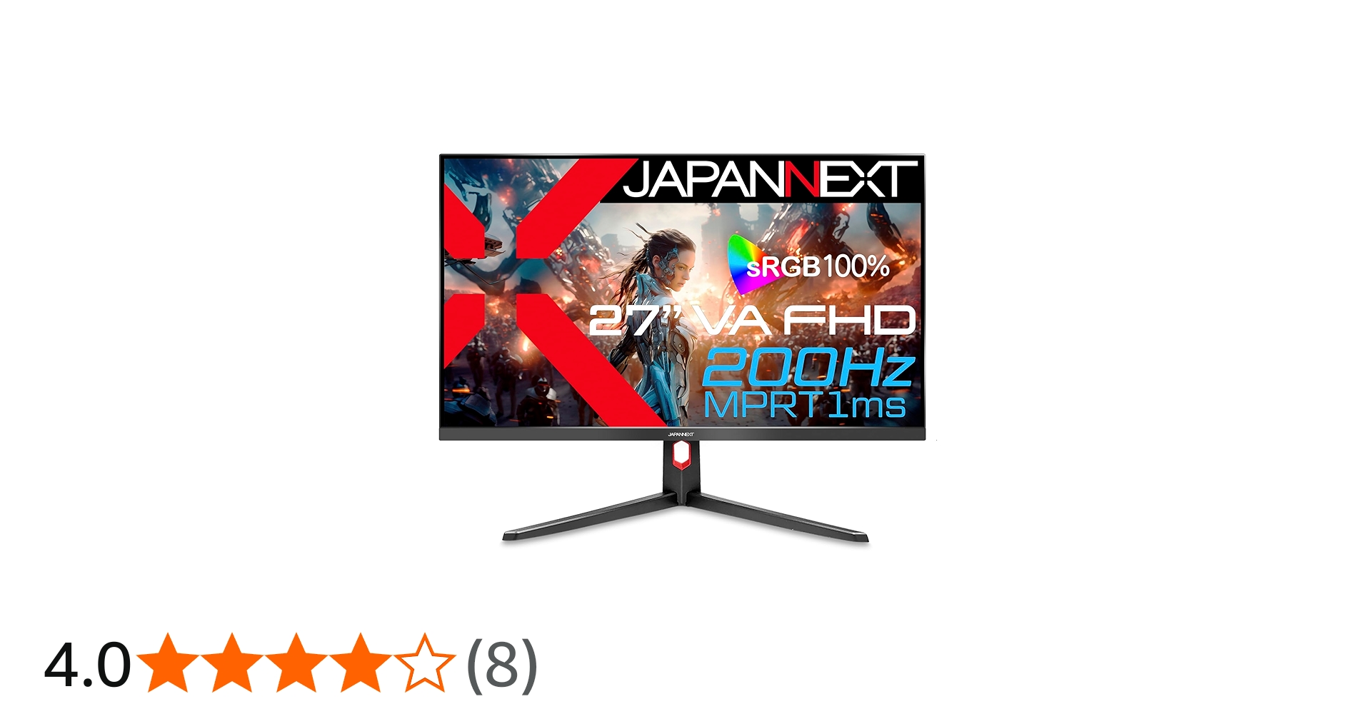 Amazon.co.jp: JAPANNEXT 27インチ ゲーミングモニター 200Hz 1ms フル