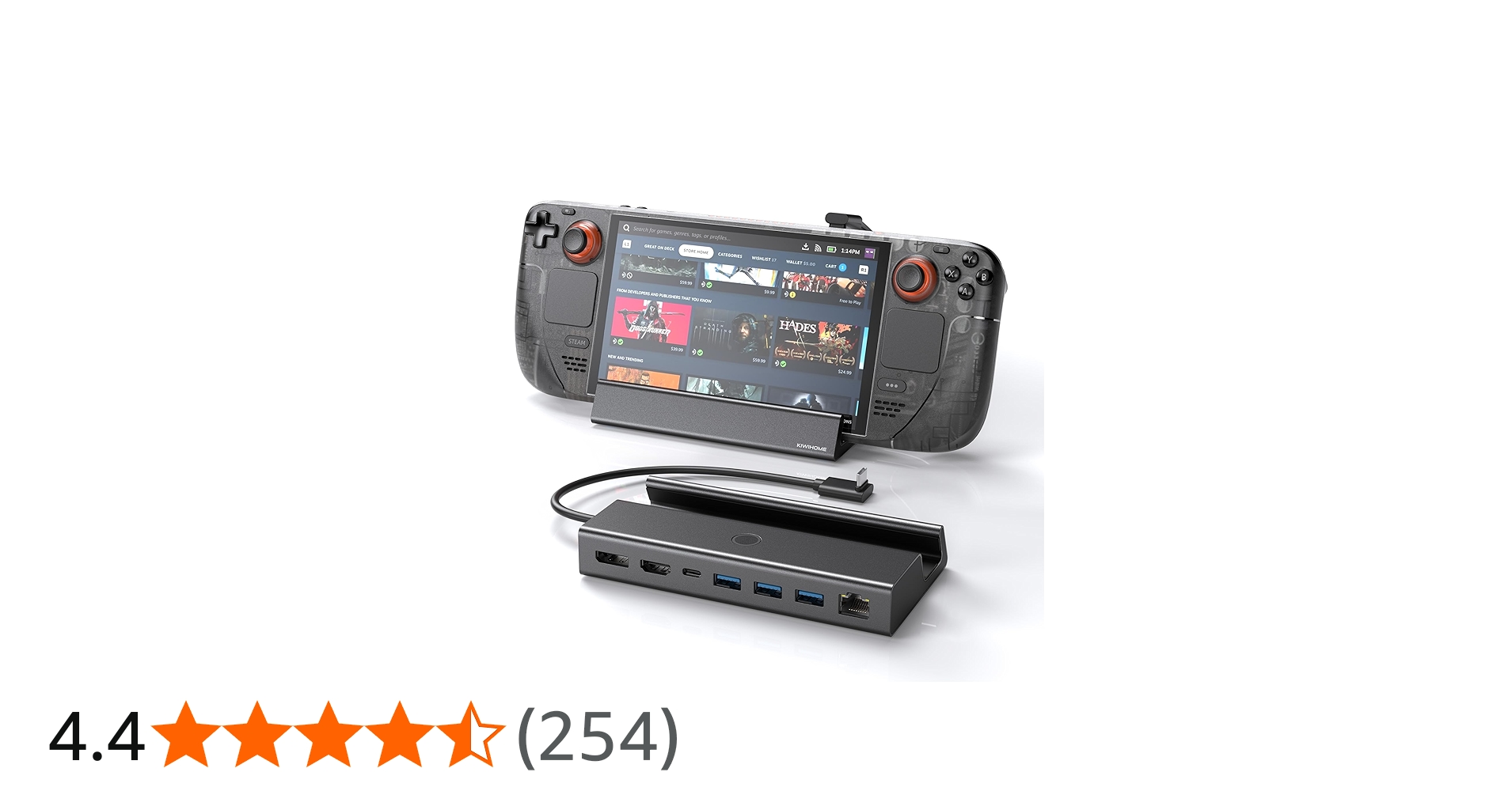 Amazon.co.jp: KIWIHOME Steam deck用 ドッキングステーション 7-in-1
