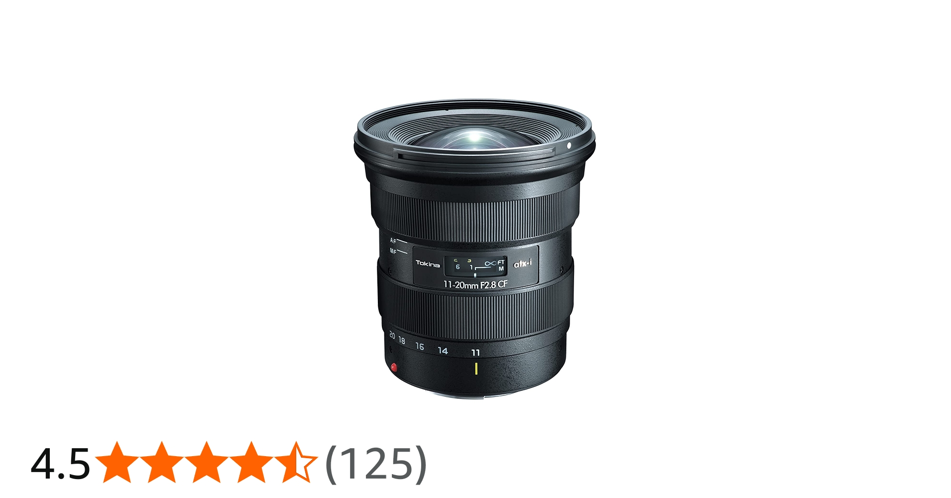 Tokina ATX-i 11-20mm F/2.8 AF CF for Canon EF Mount DSLR Camera