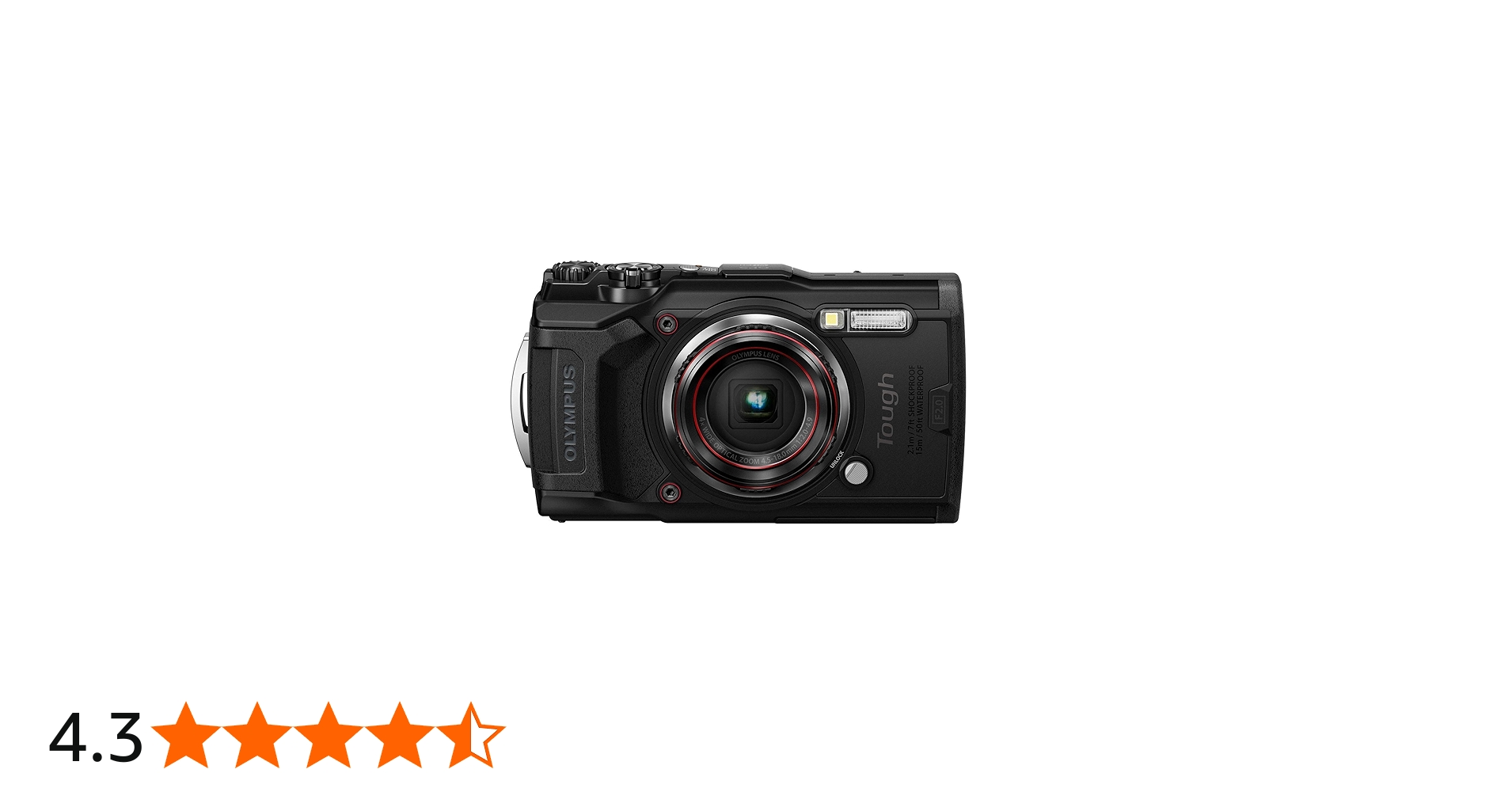 Amazon | OLYMPUS デジタルカメラ Tough TG-6 ブラック 1200万画素CMOS