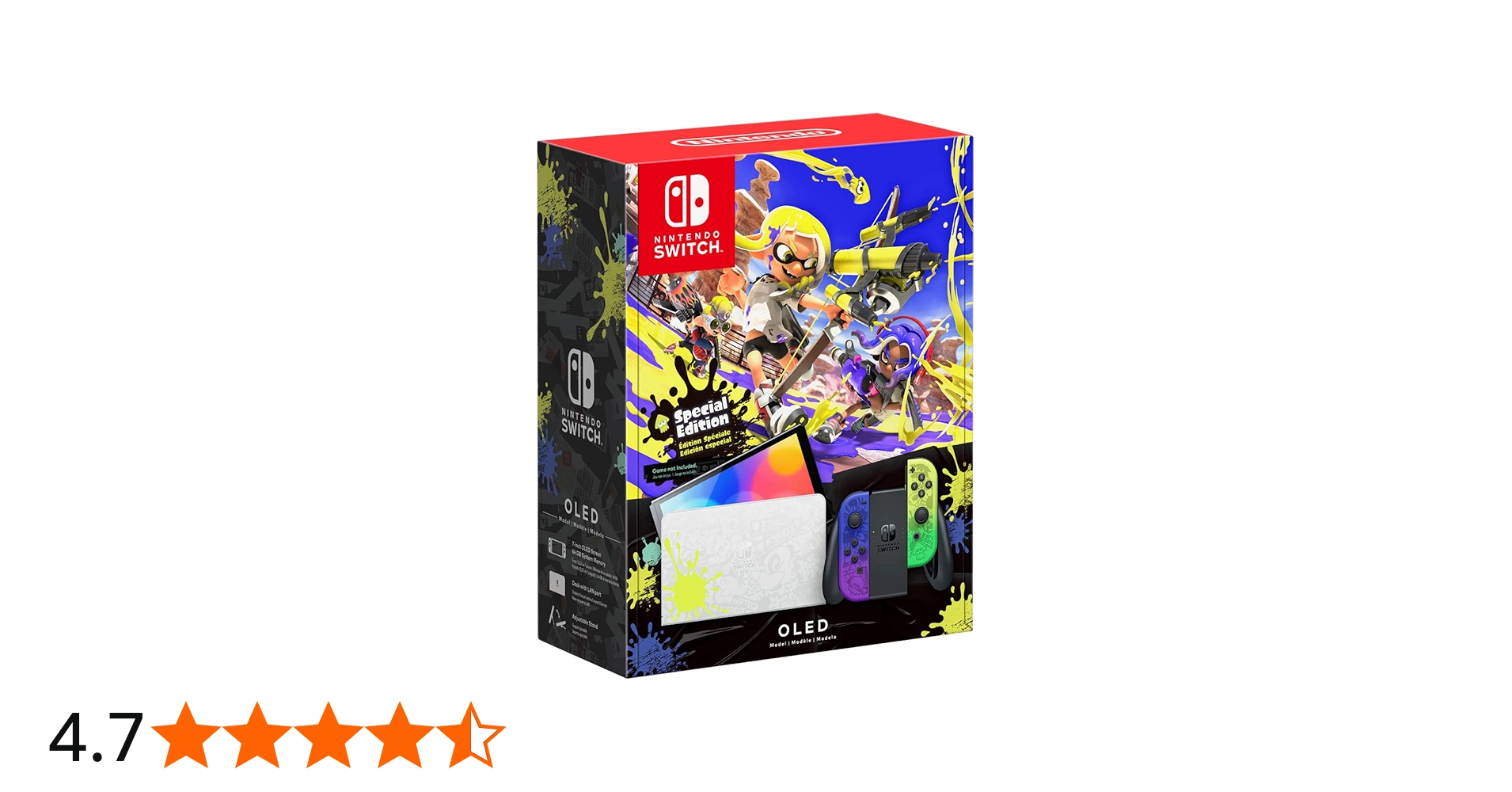 Amazon.co.jp: Nintendo Switch – OLED Model Splatoon 3 Special
