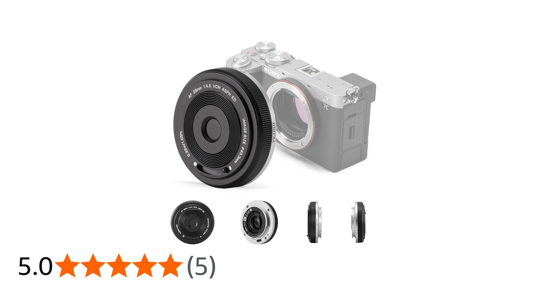 Amazon.co.jp: VILTROX AF 28mm F4.5 FE Chip Eマウントカメラレンズ