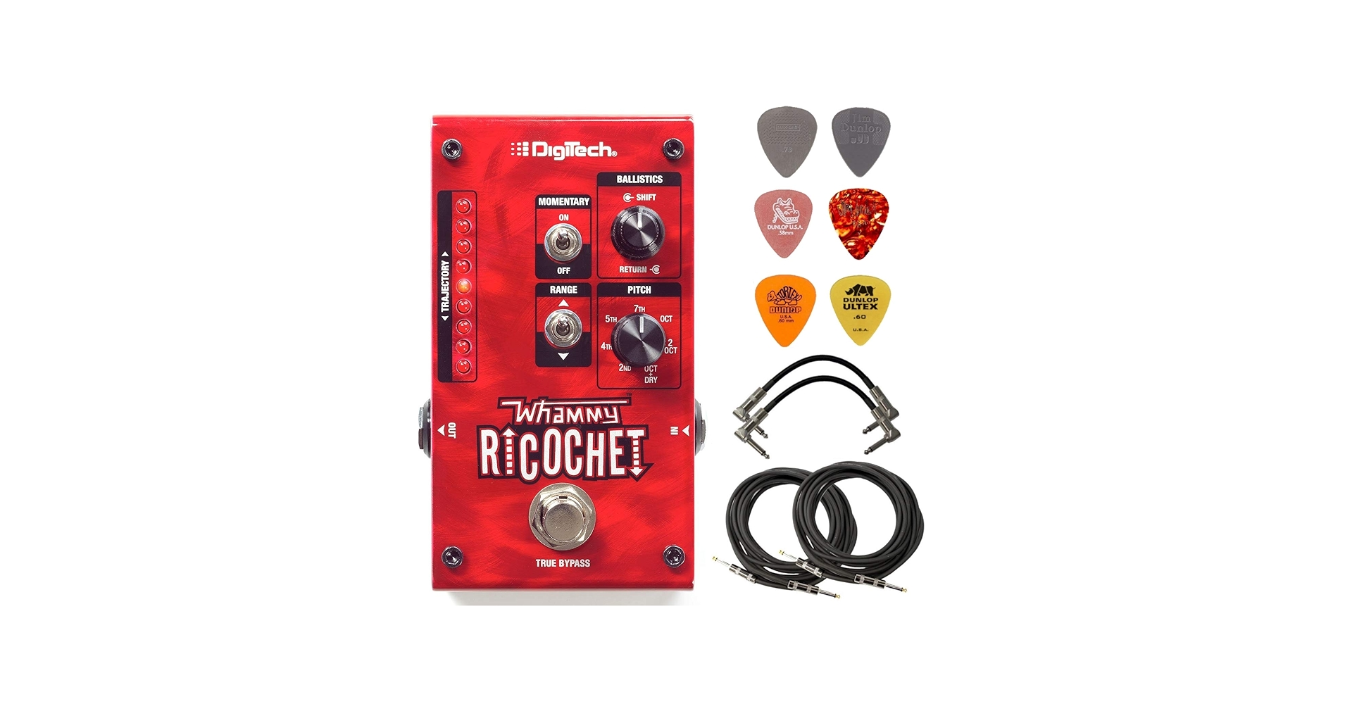 Amazon.com: Digitech WHAMMY RICOCHET Guitar Pitch Effect Pedal