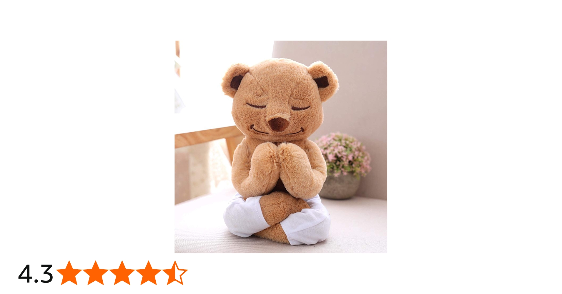 Amazon.co.jp: ヨガクマの豪華なおもちゃ、テディかわいい漫画の人形