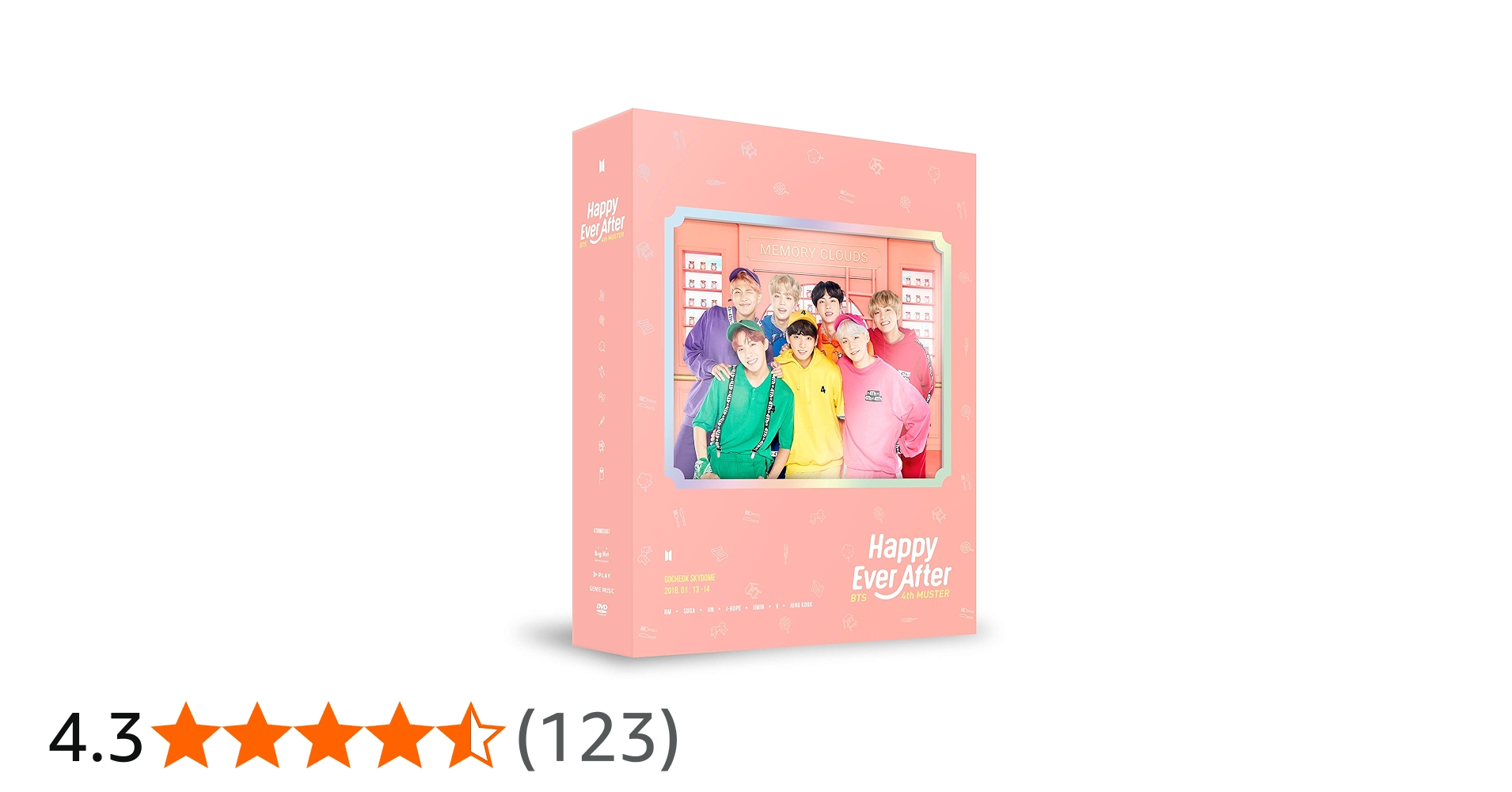 Amazon.co.jp: BTS 4th MUSTER-Happy Ever After DVD(輸入盤) : BTS: DVD