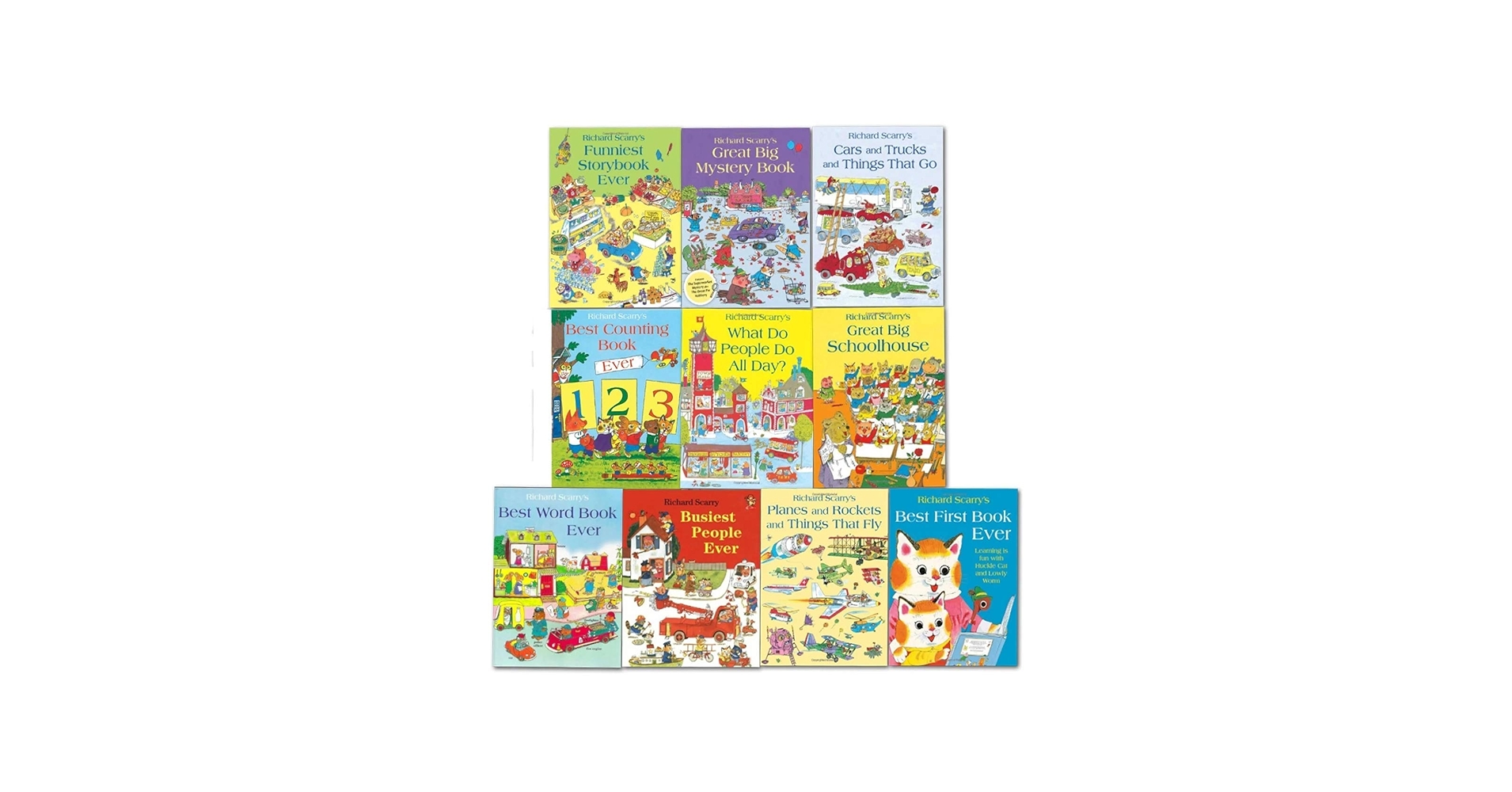 Scarry 10 Book Set: Scarry, Richard: 9780007935178: Amazon.com: Books