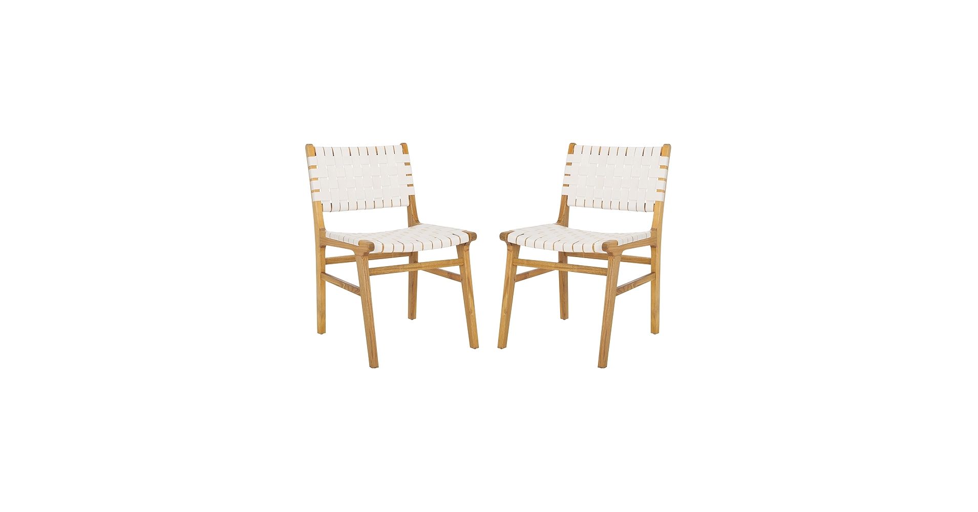 plywood White leather chair ダイニングチェアー×2 HomeSullivan