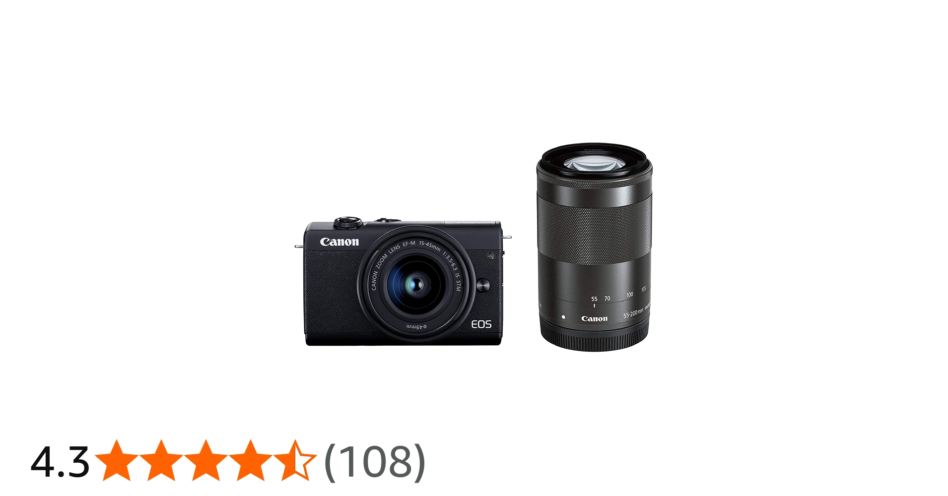 Amazon | Canon ミラーレス一眼カメラ EOS M200 ダブルズームキット