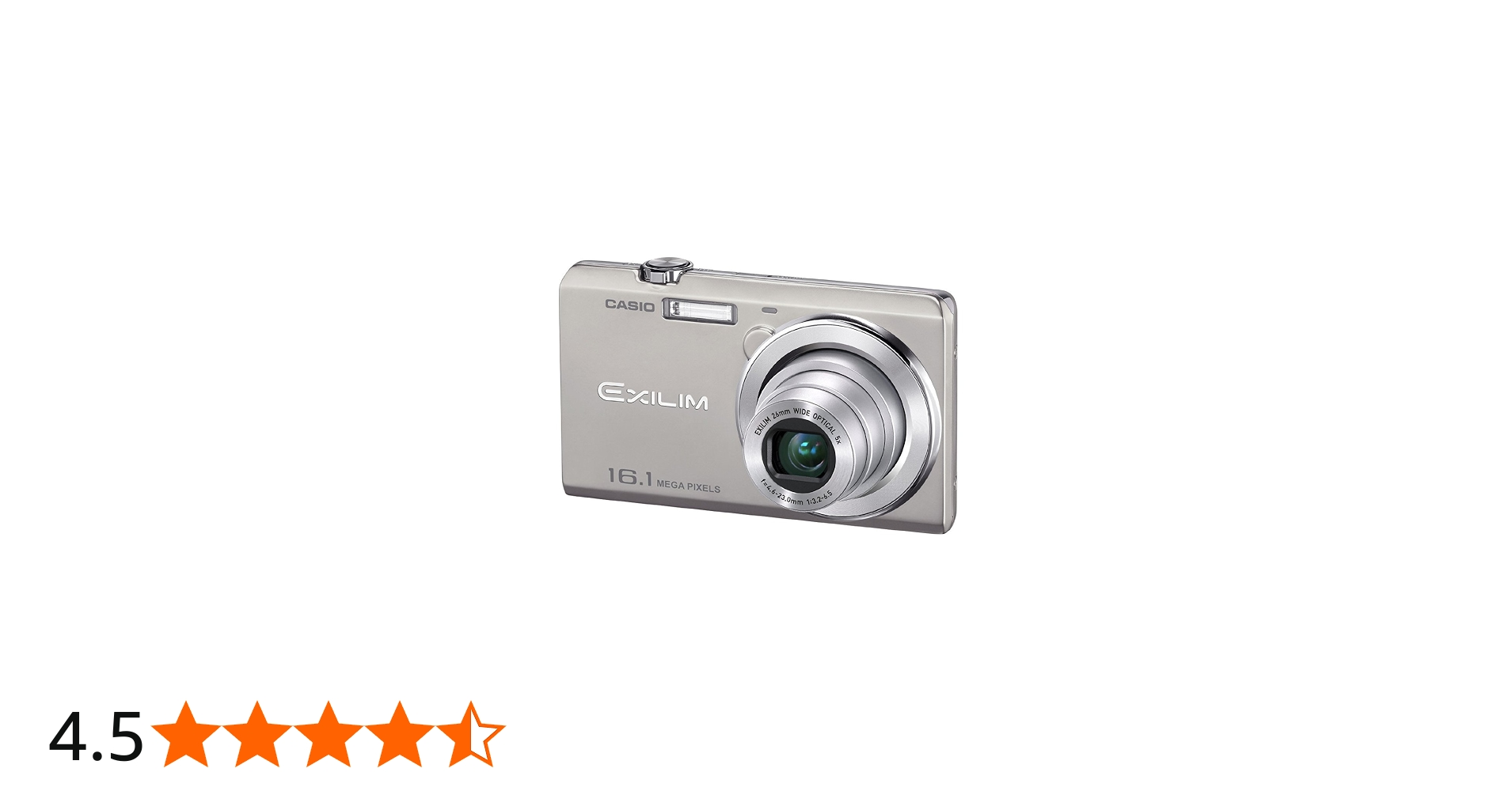 Amazon | CASIO デジタルカメラ EXILIM 1610万画素 5倍 シルバー EX
