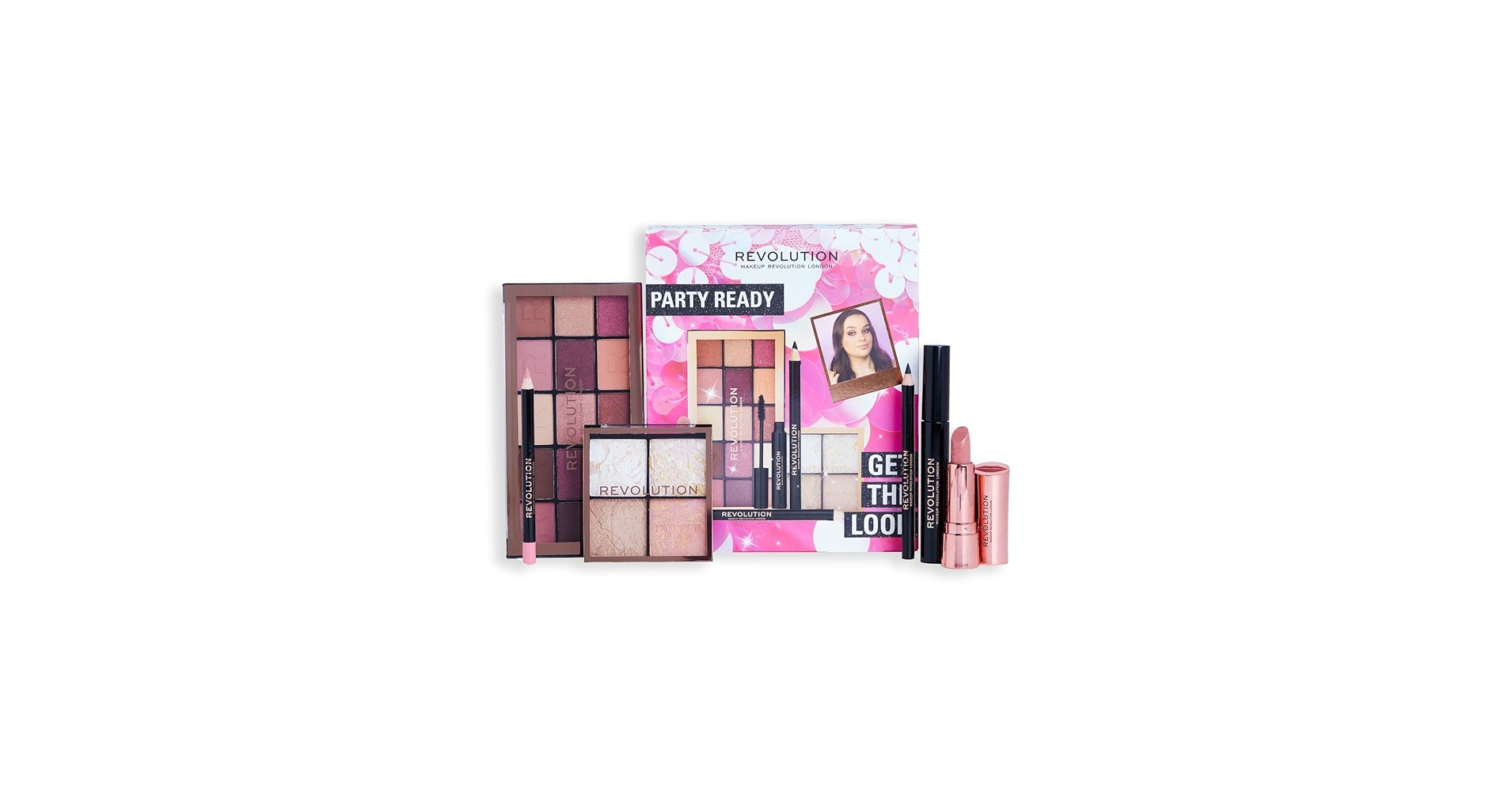 Amazon.com : Makeup Revolution Get The Look Gift Set Party Ready