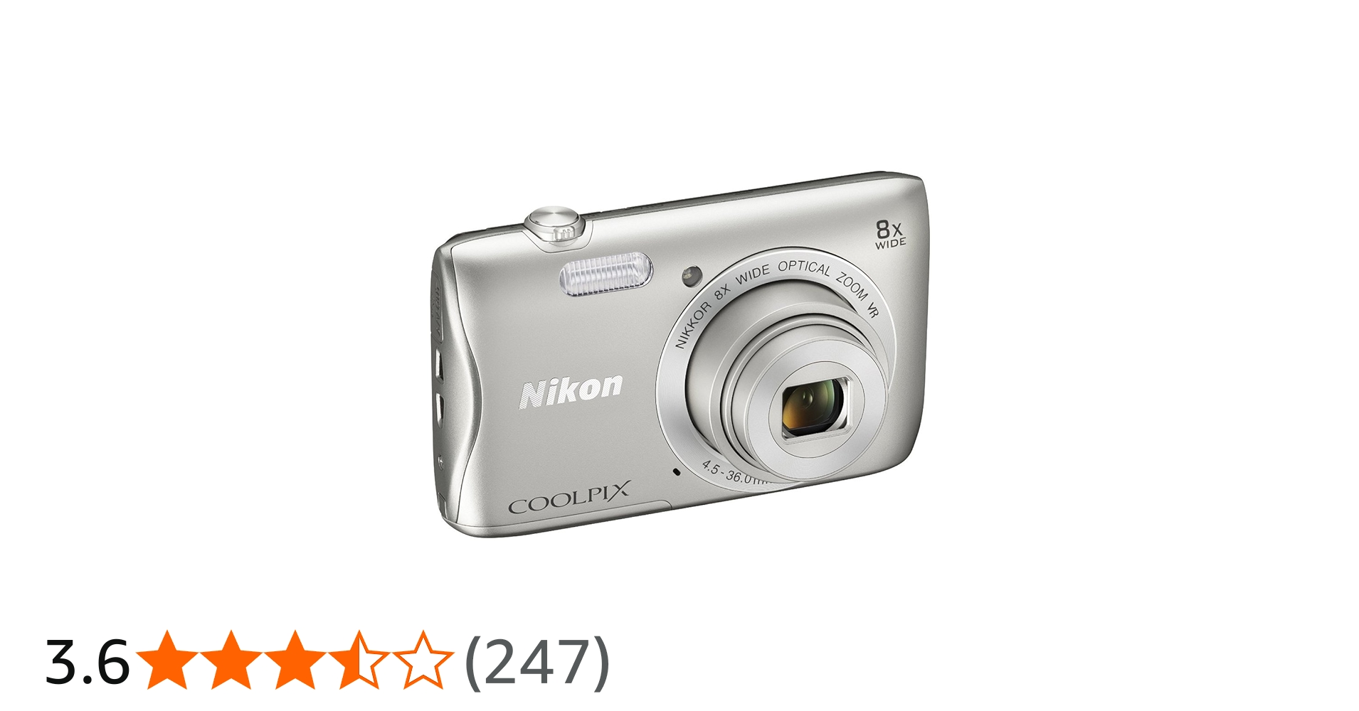 Amazon | Nikon COOLPIX S3700 26478 | コンパクト 通販