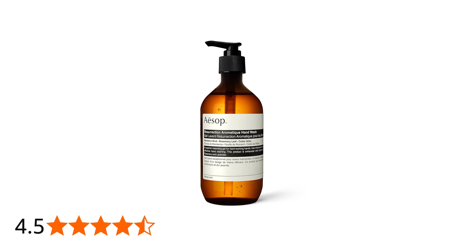 Amazon.co.jp: Aesop(イソップ) レスレクション ハンドウォッシュ