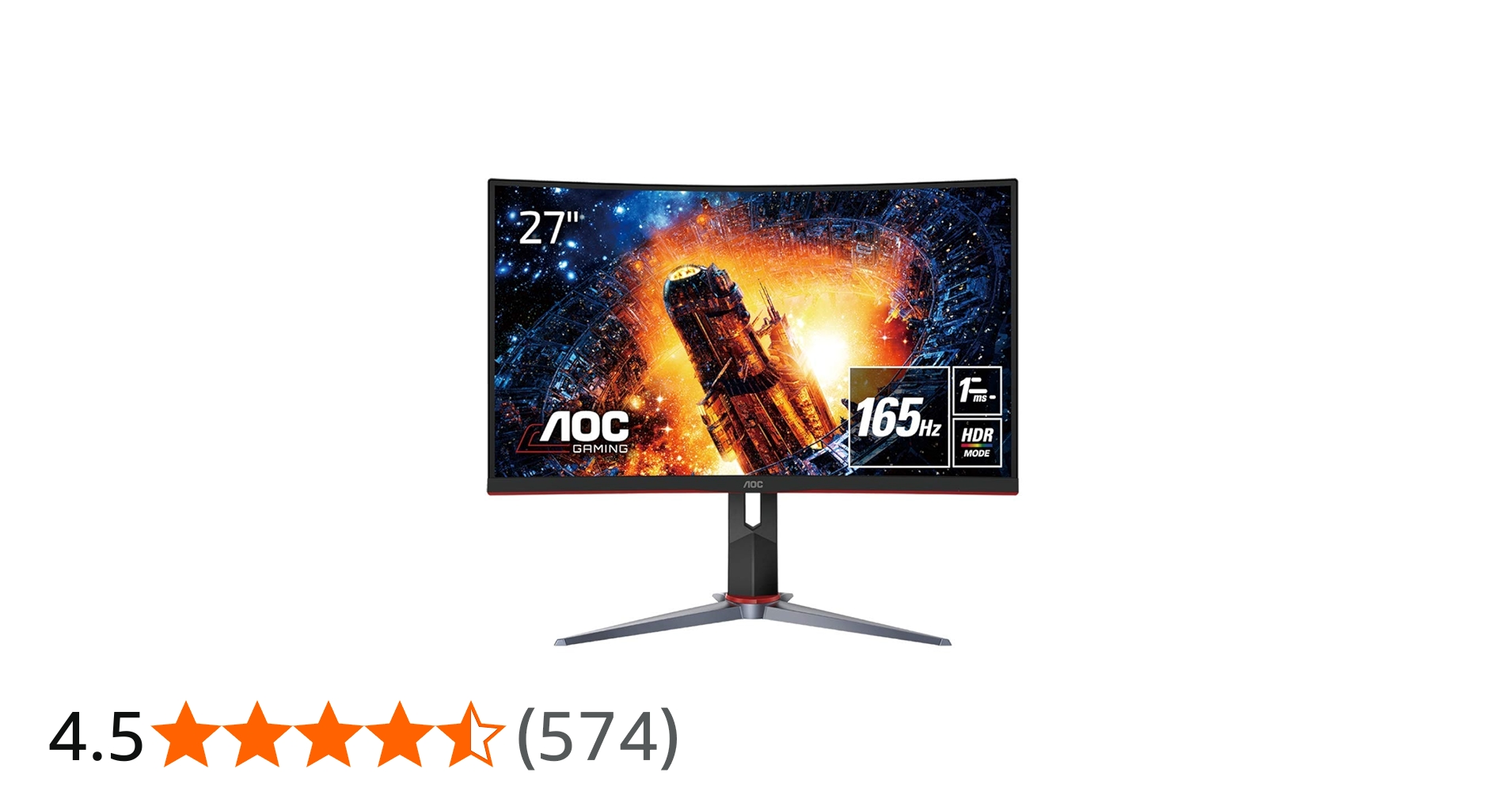 Amazon.co.jp: AOC ゲーミング液晶モニター C27G2X/11 (27インチ/フル
